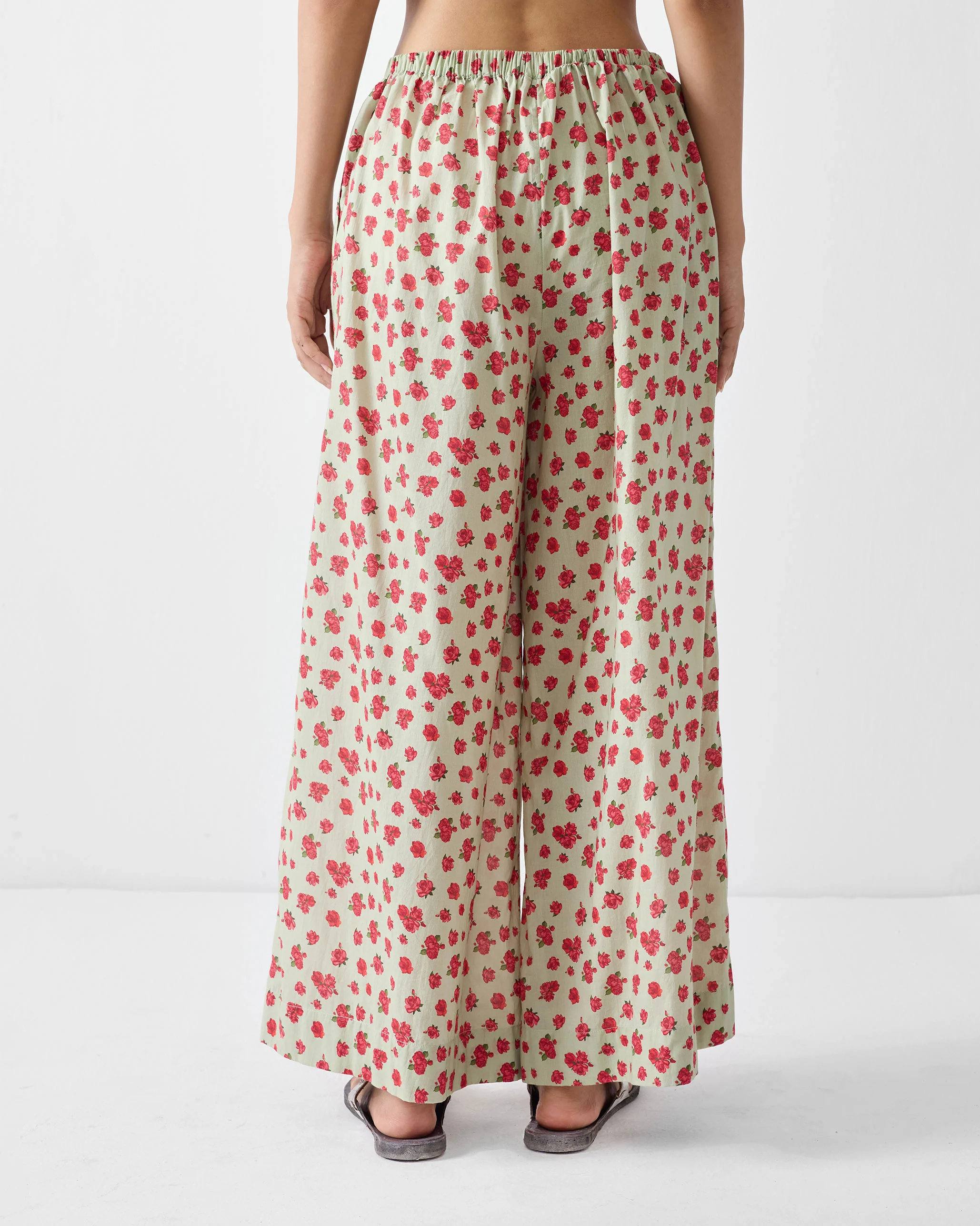Basic Pyjamas - Mint & Watermelon Print - Image 2