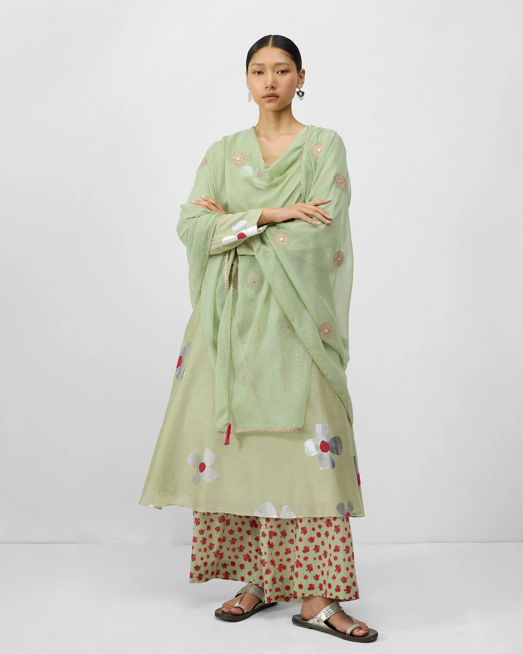 Basic Pyjamas - Mint & Watermelon Print - Image 5