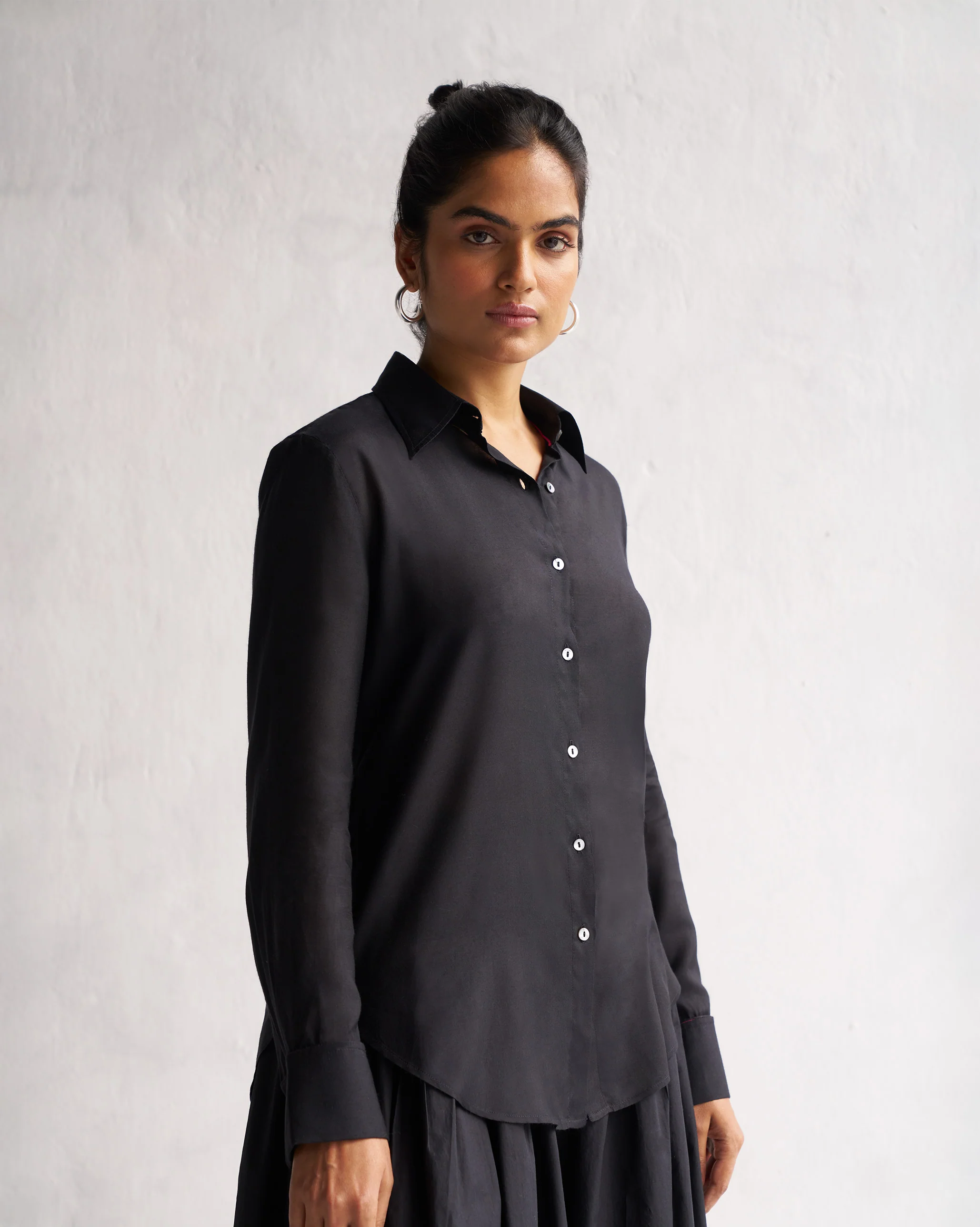 Basic Shirt - Black - Image 5