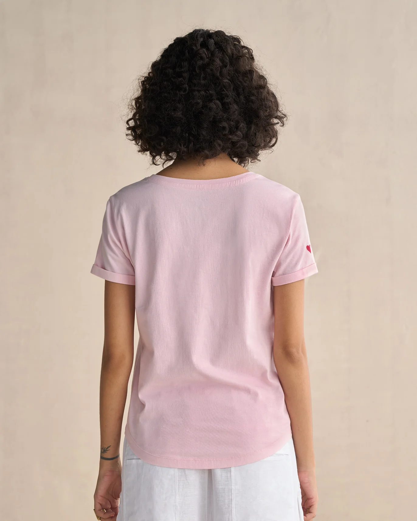 Basic T-Shirt - Pink - Image 3