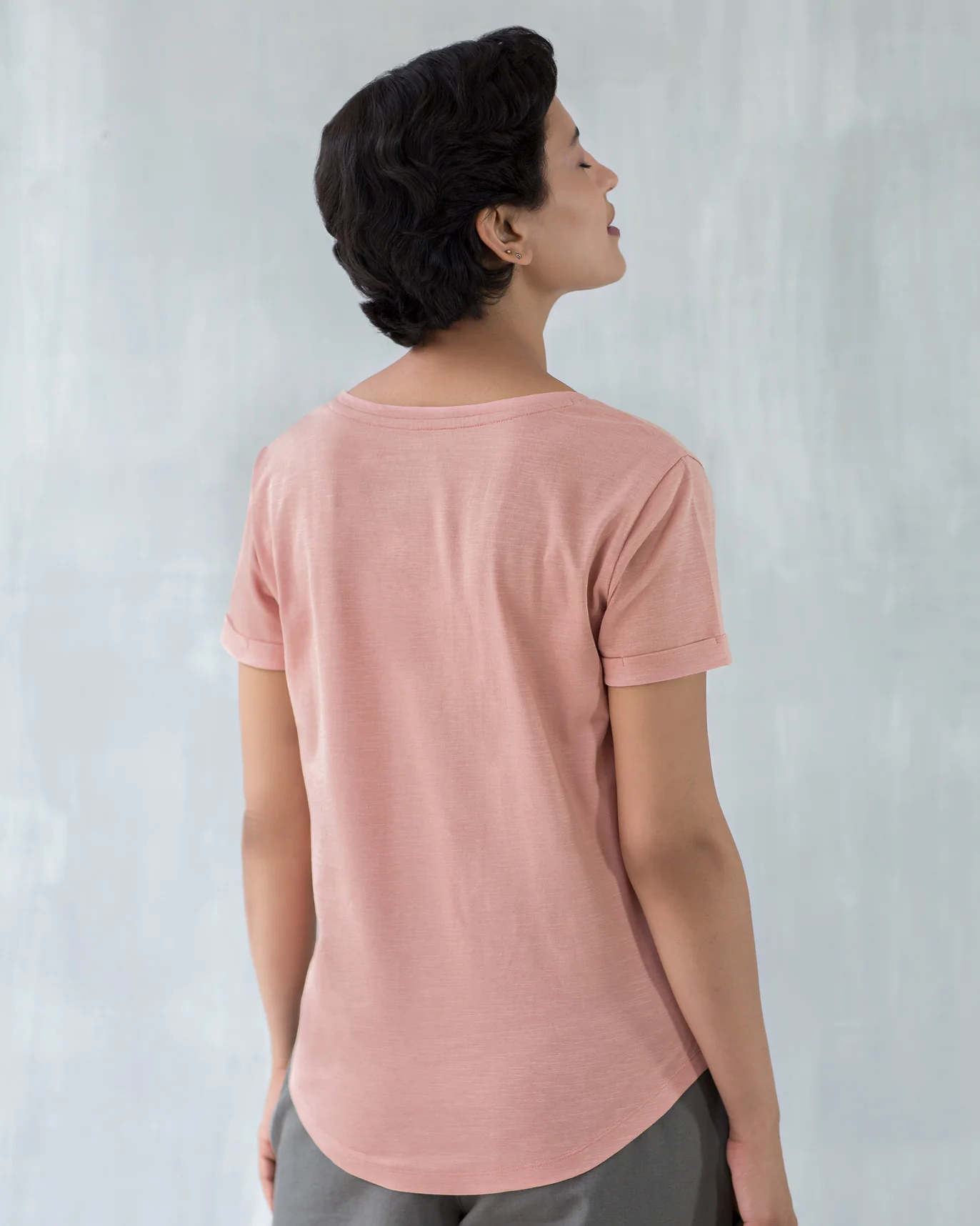 Basic T-shirt - Pink - Image 2