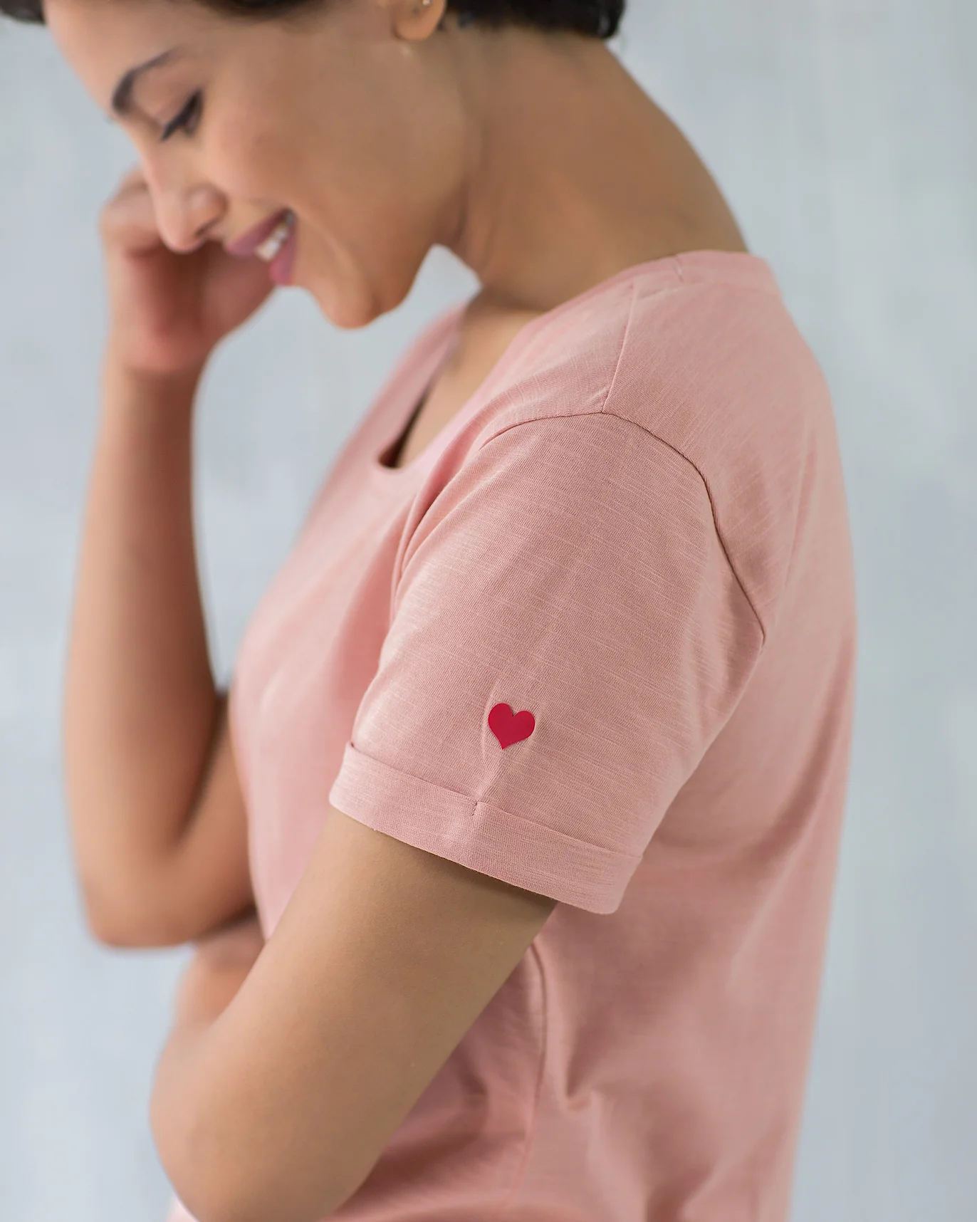 Basic T-shirt - Pink - Image 4