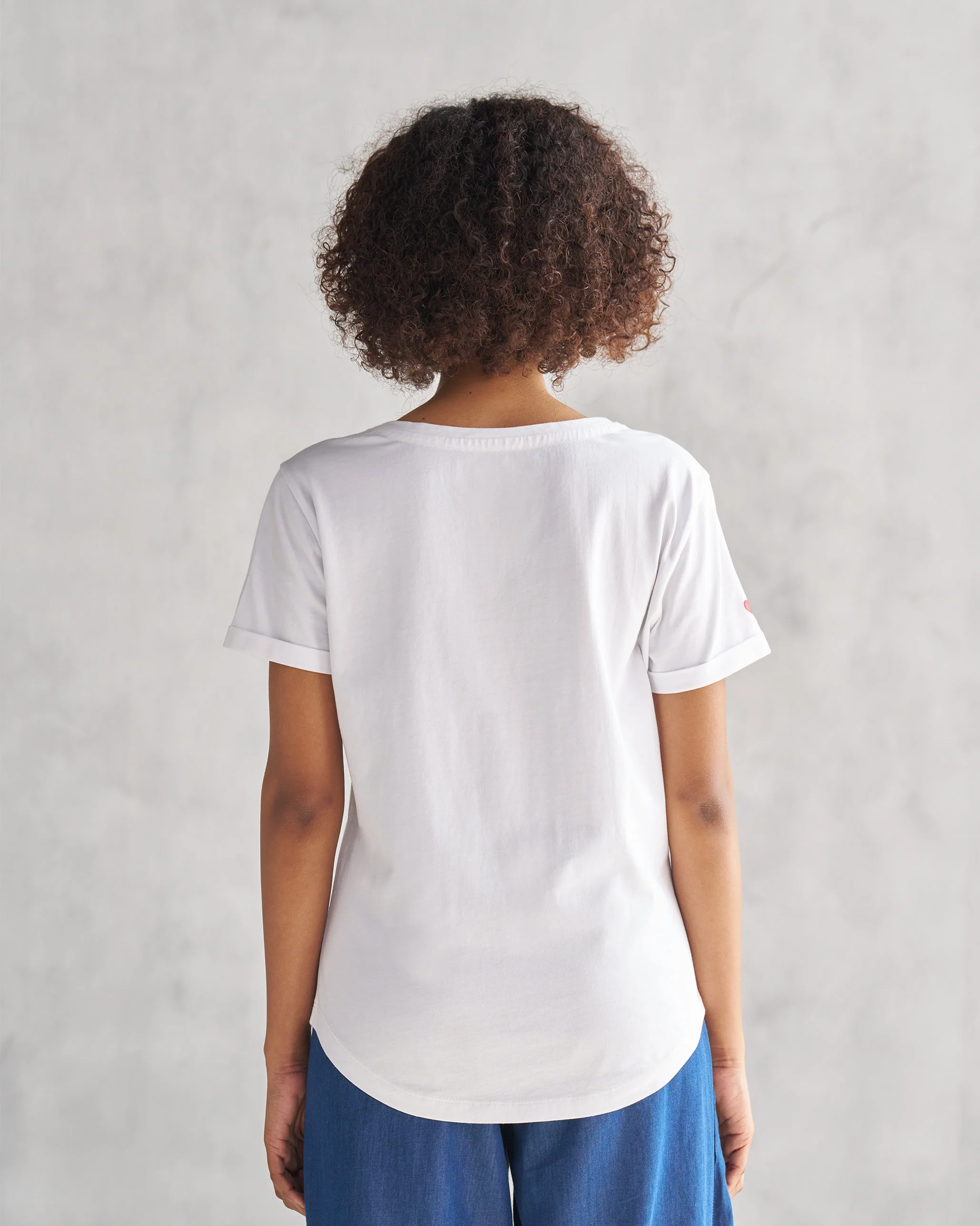 Basic T-Shirt - White - Image 3