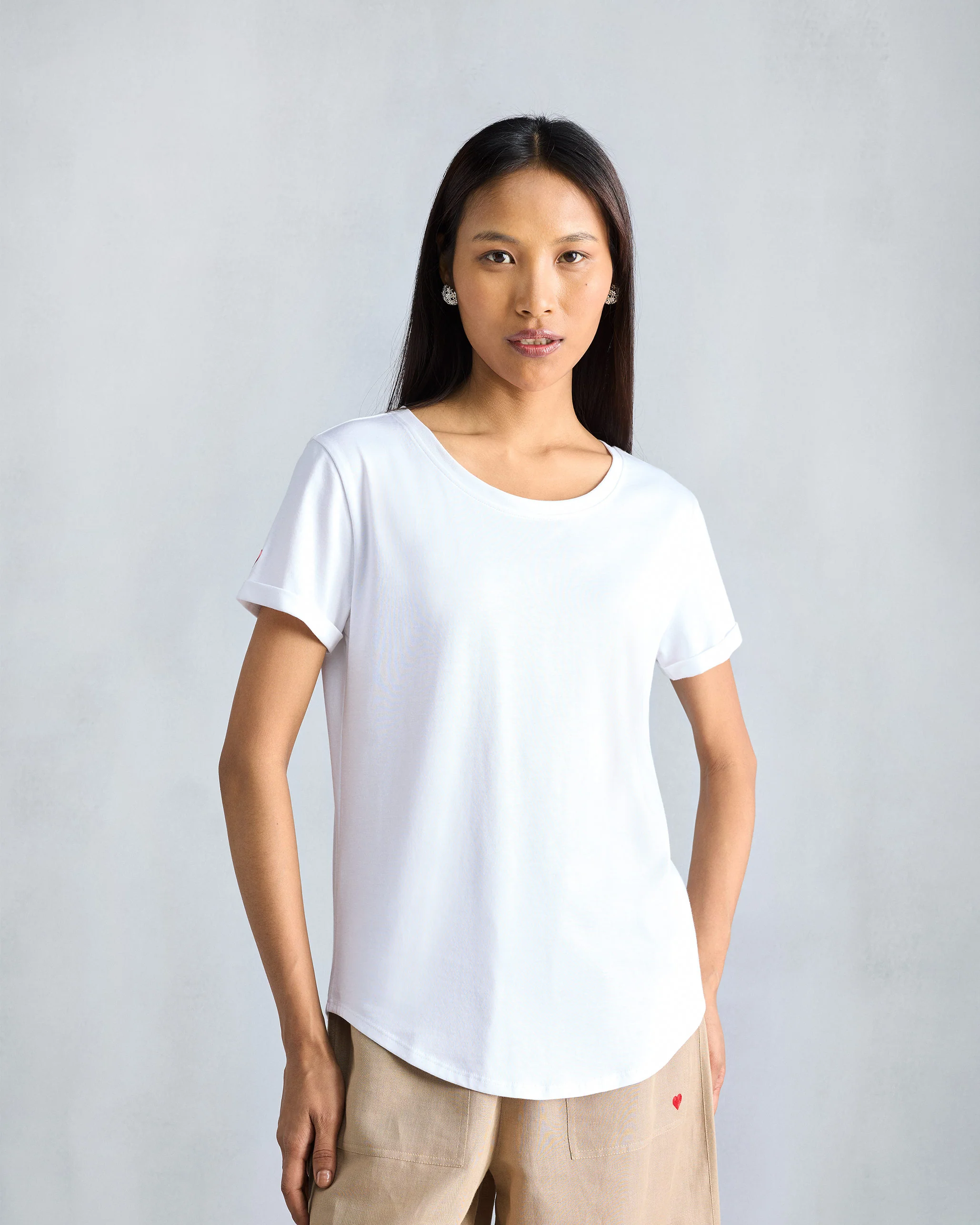 Basic T-Shirt - White - Image 2