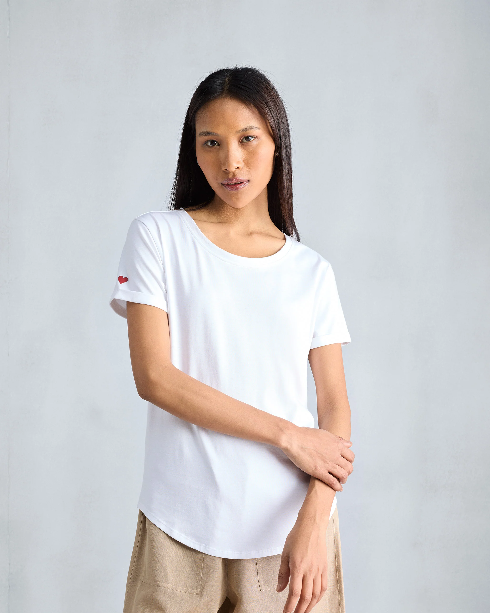 Basic T-Shirt - White - Image 3