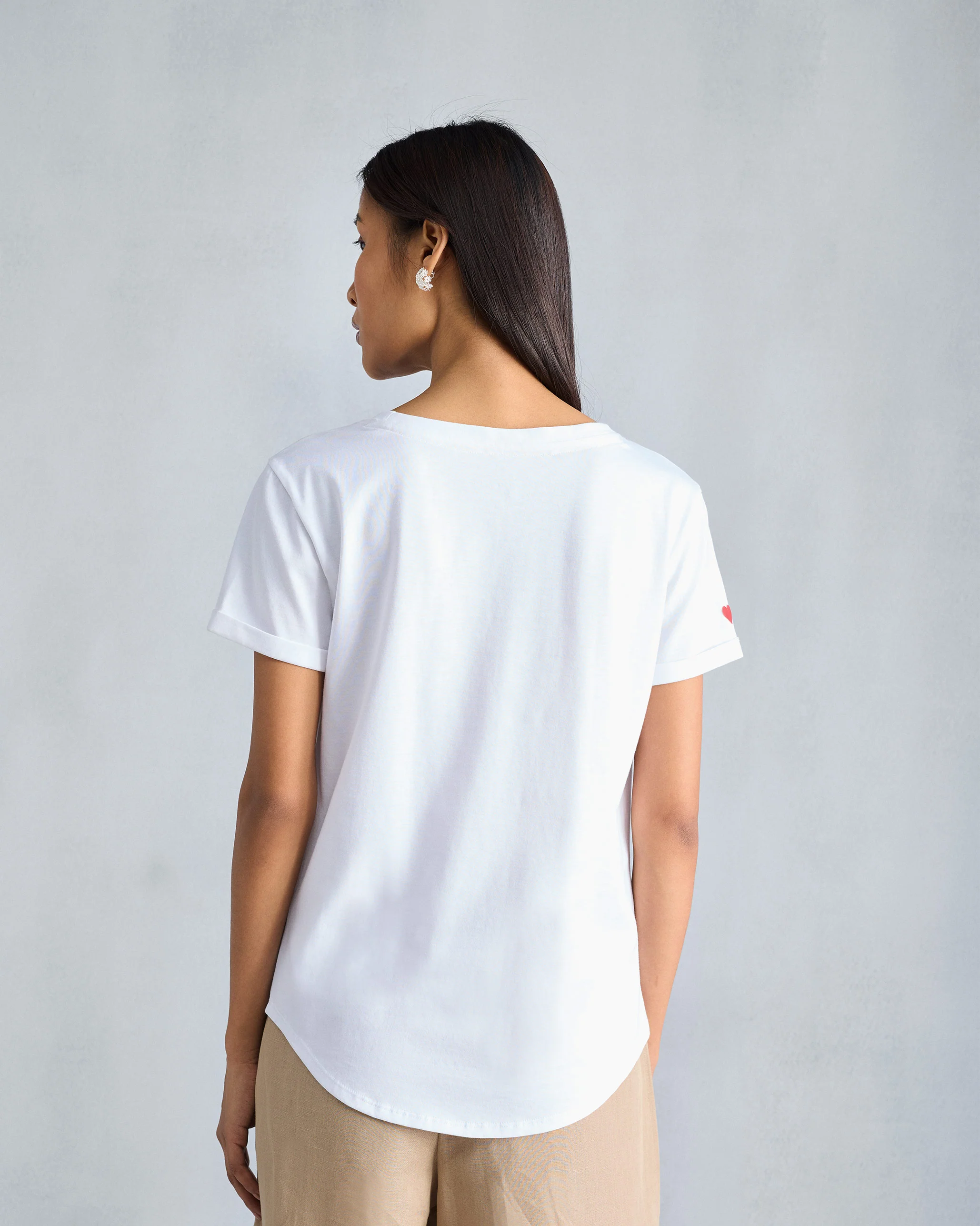 Basic T-Shirt - White - Image 6