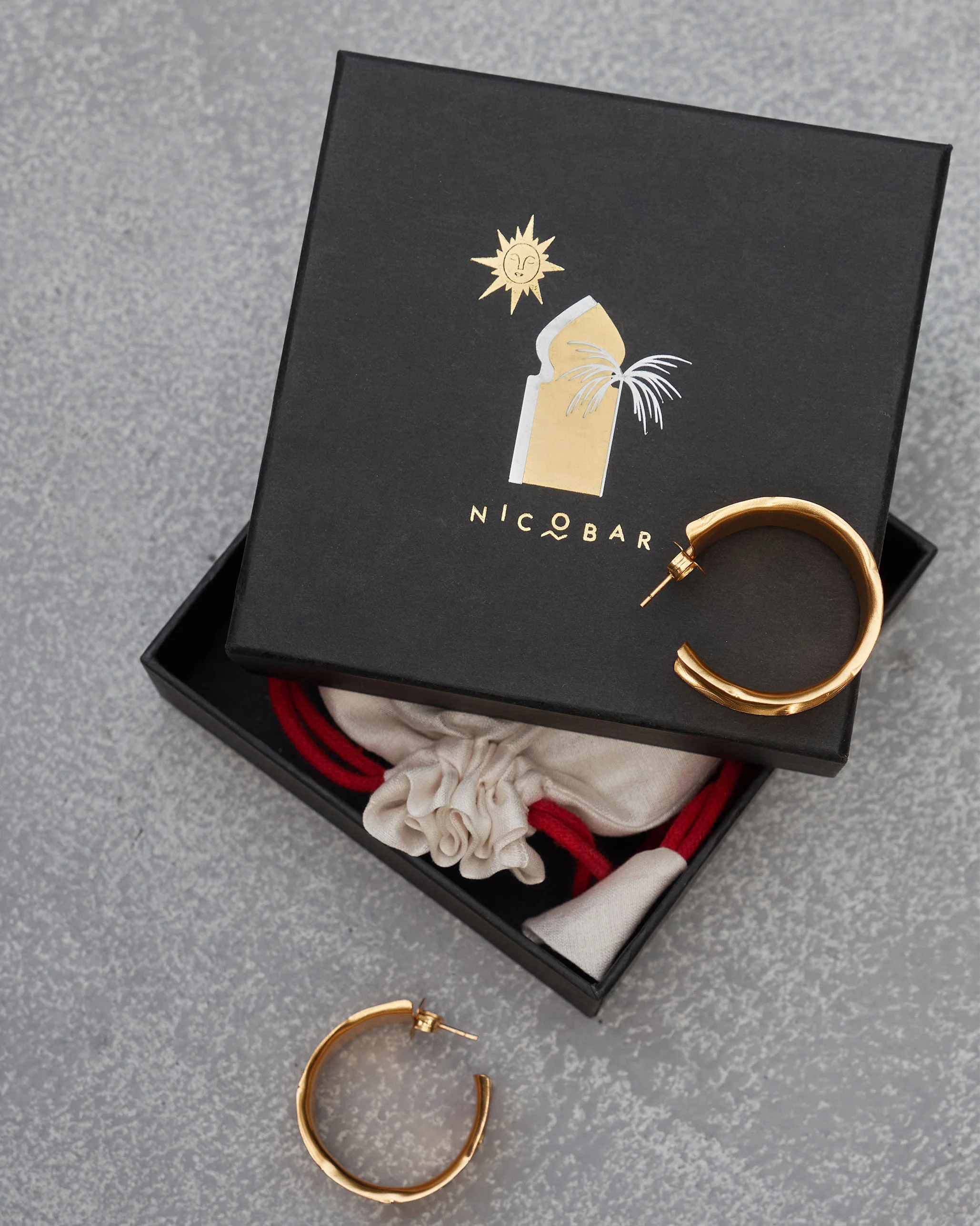 Batur Hoops Thick - Gold - Image 2