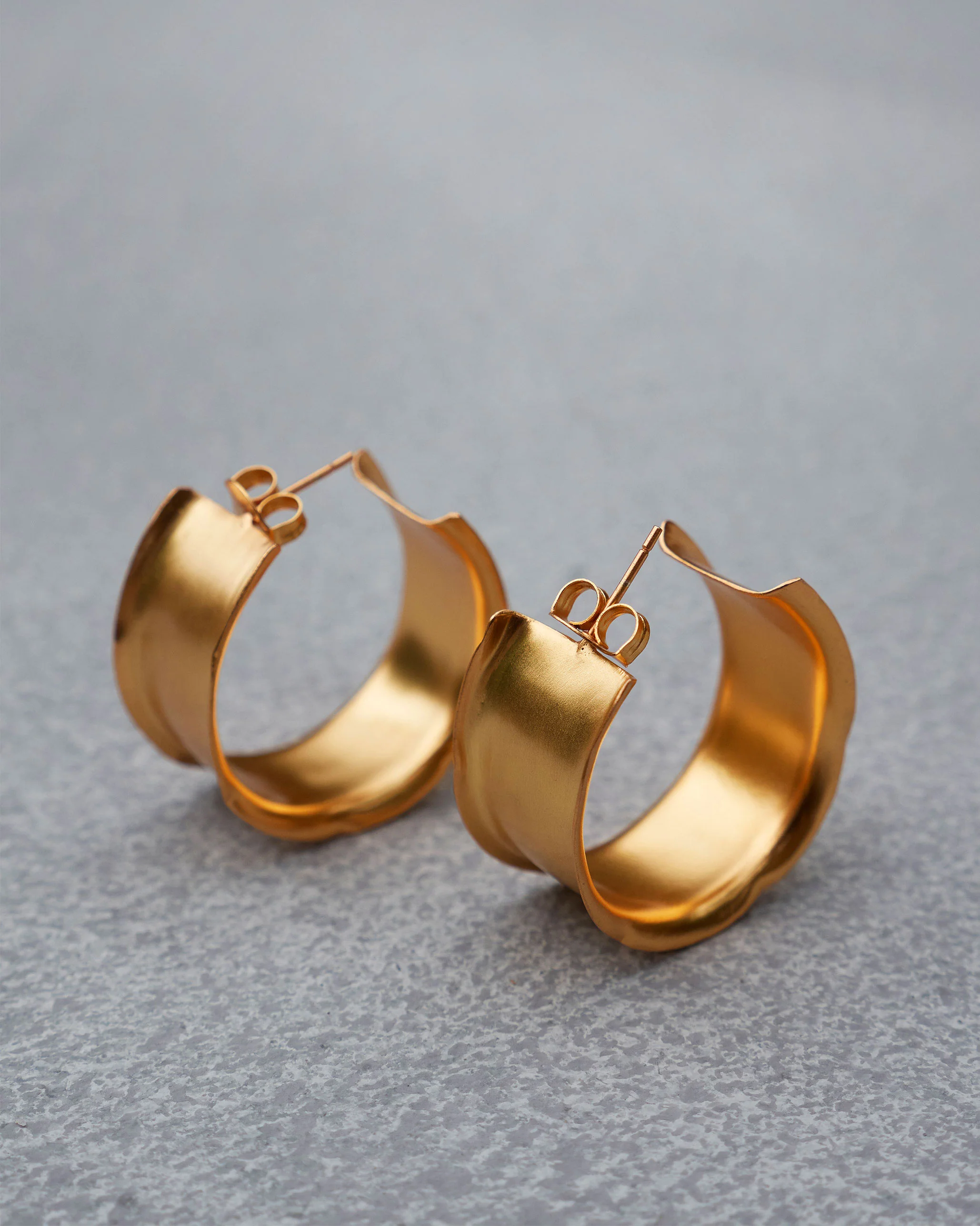 Batur Hoops Thick - Gold - Image 3