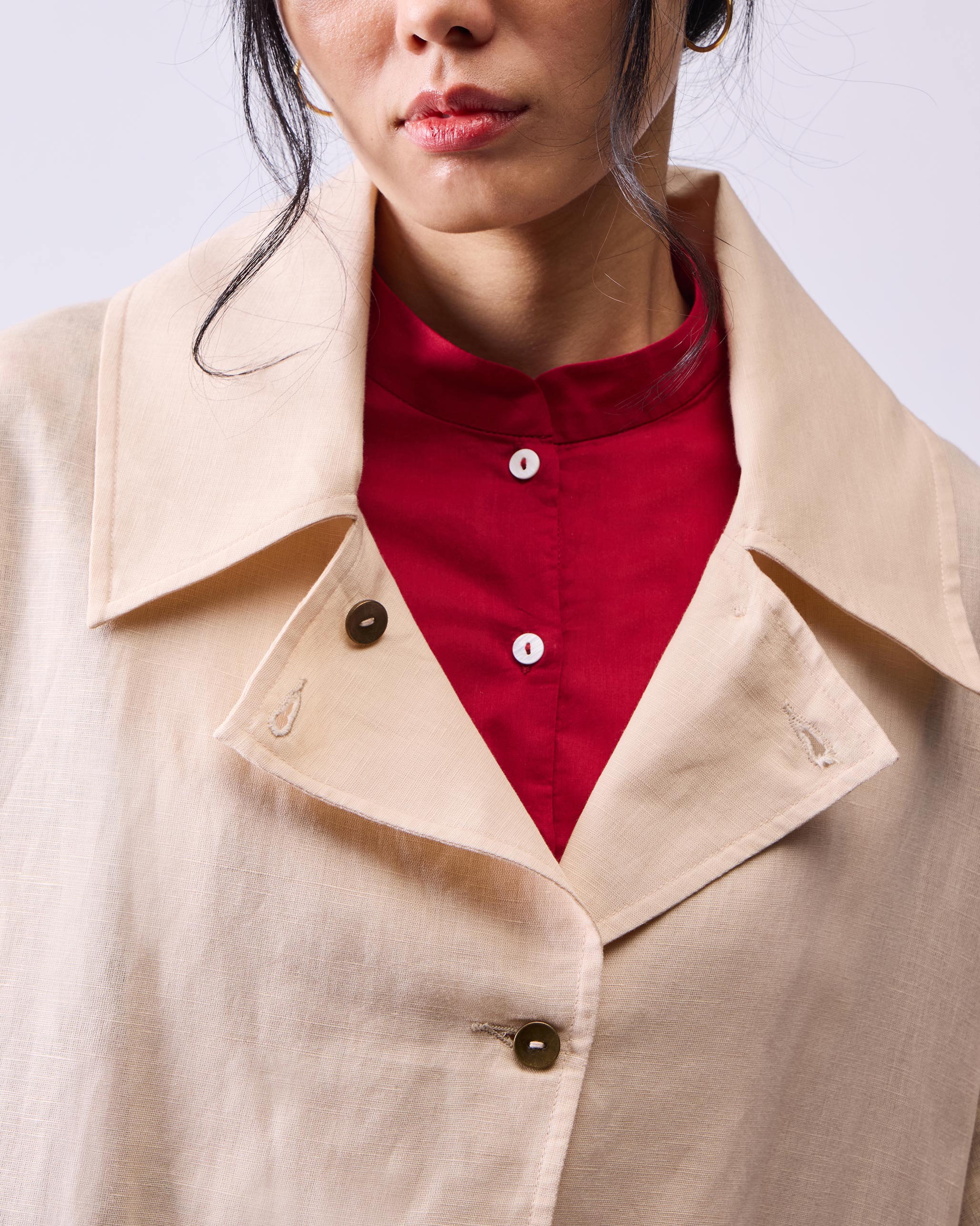 Batwing Jacket - Beige - Image 2