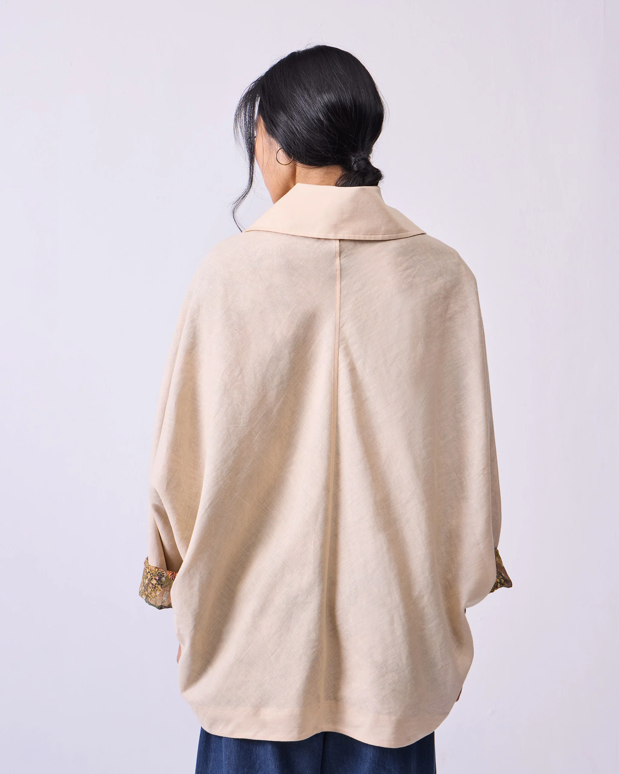 Batwing Jacket - Beige - Image 4