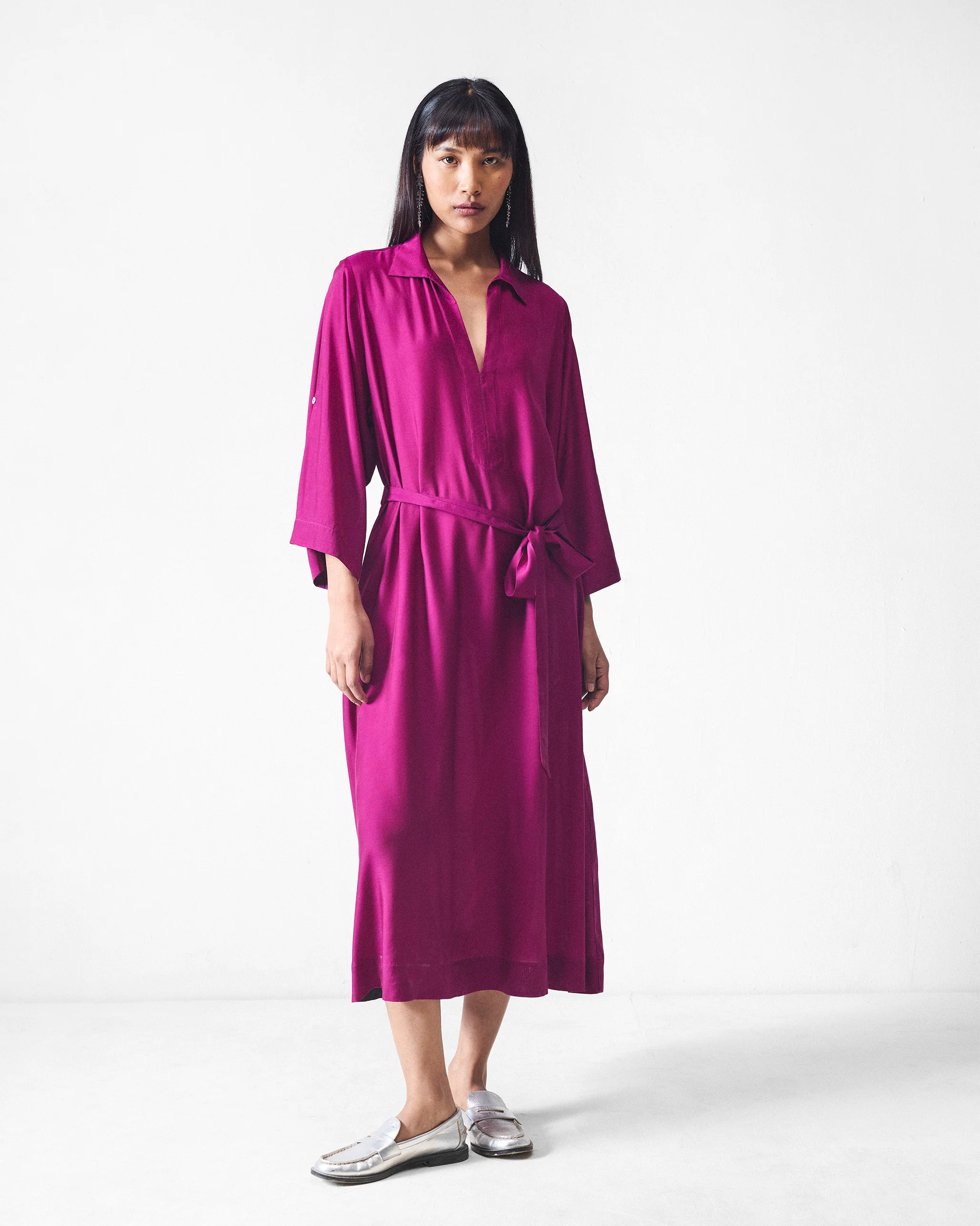 Bay Dress - Mulberry - Image 6
