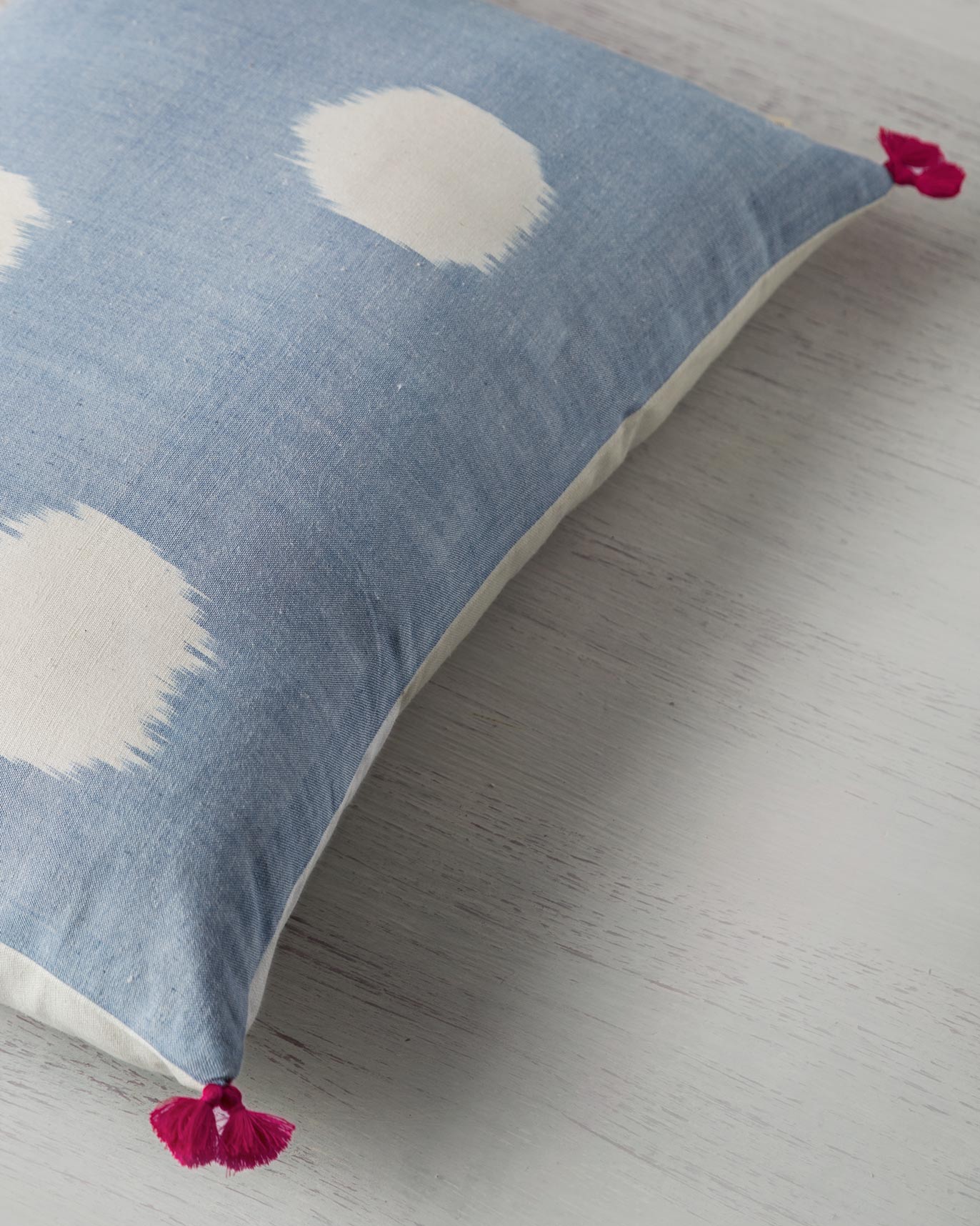 Bay Polka Pillow Cover - Blue - Image 4