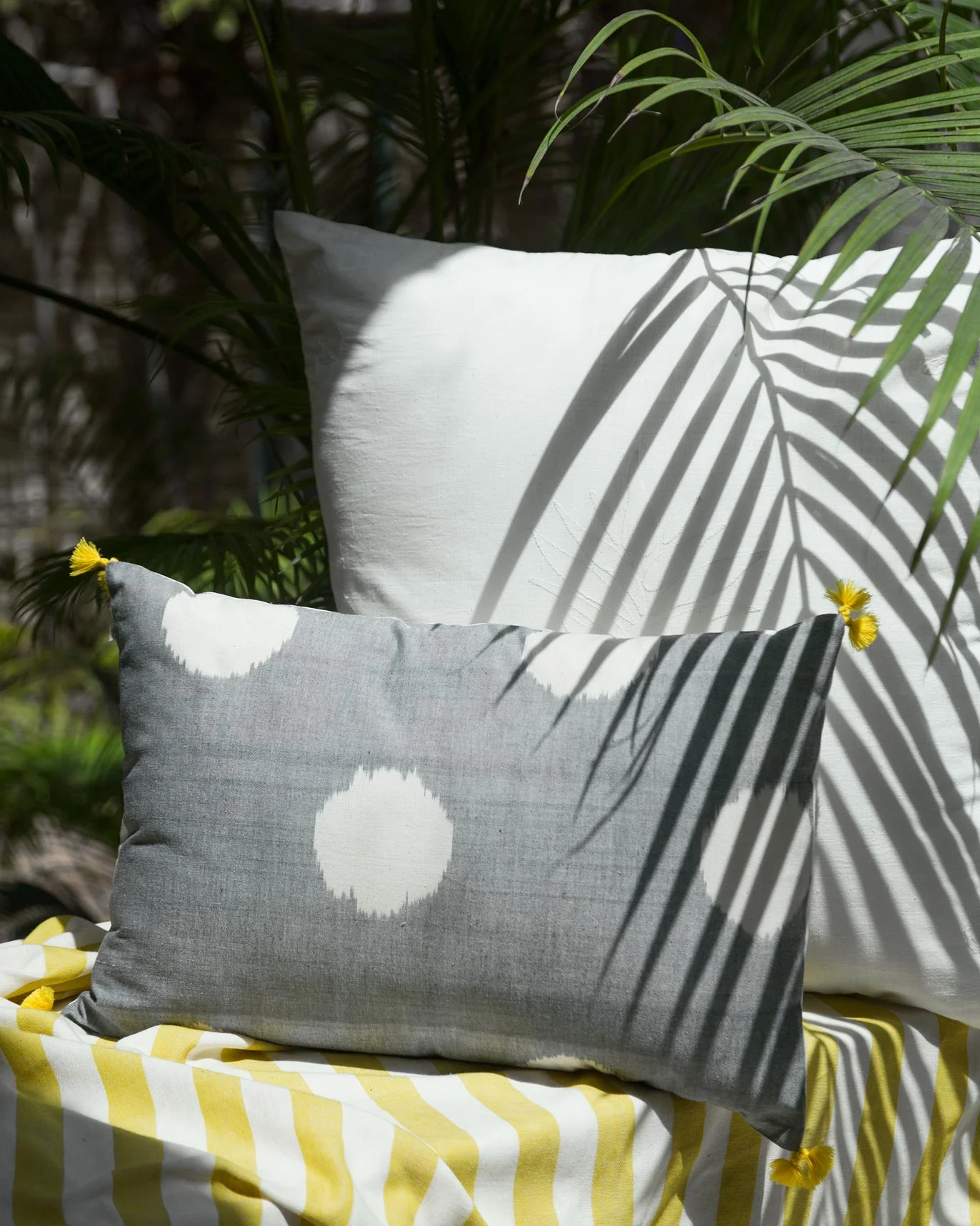 Bay Polka Pillow Cover - Grey - Image 5