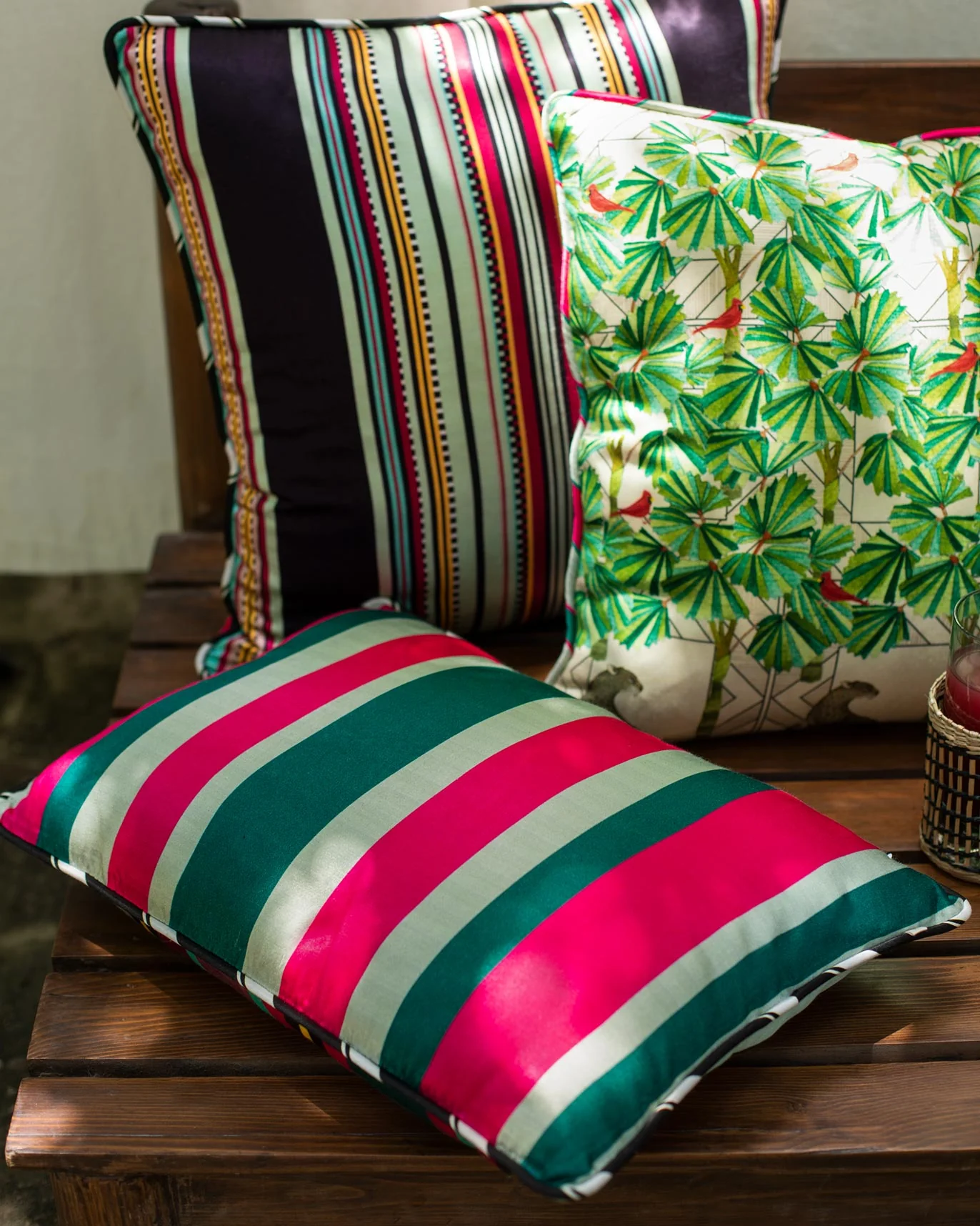 Bay Stripe Cushion Cover - Multi - Image 2