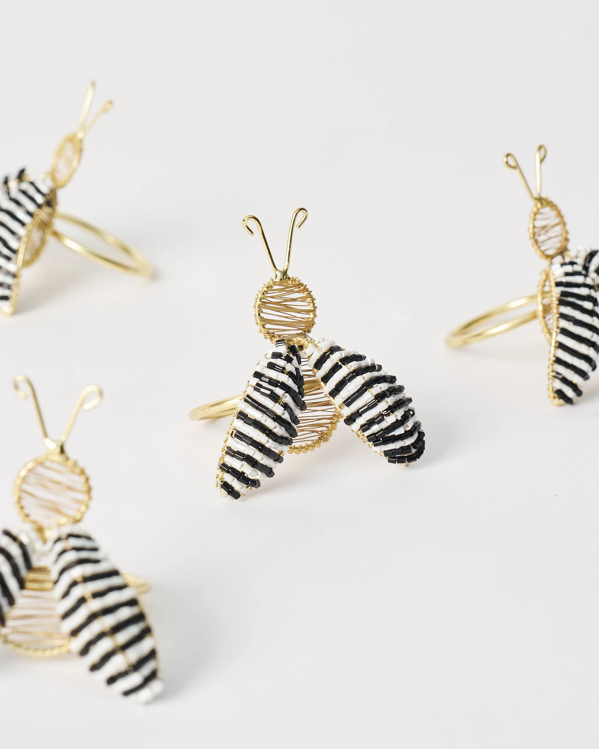 Bee Napkin Ring - Set of 4 - Image 3