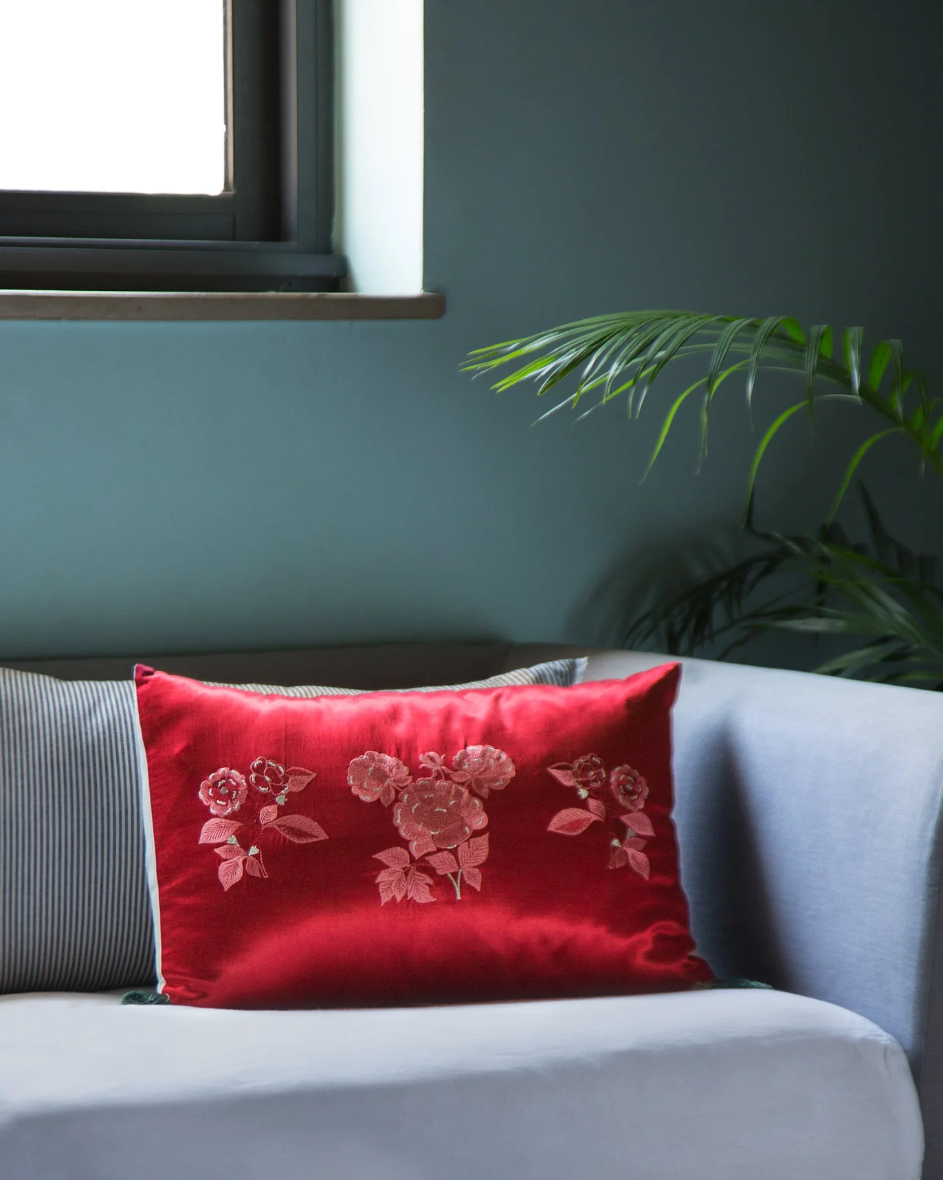 Begonia Lumbar Cushion Cover - Image 2