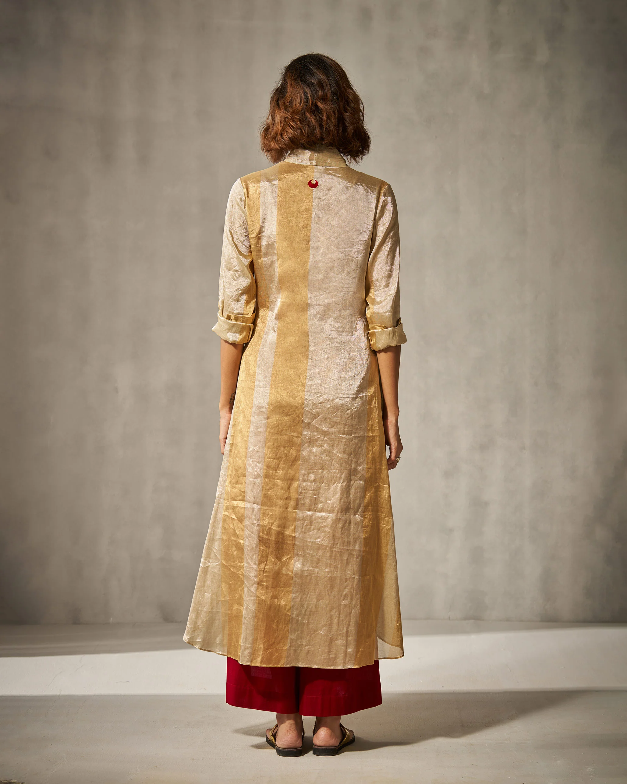 Bentota Overlay - Gold & Silver Stripes - Image 3