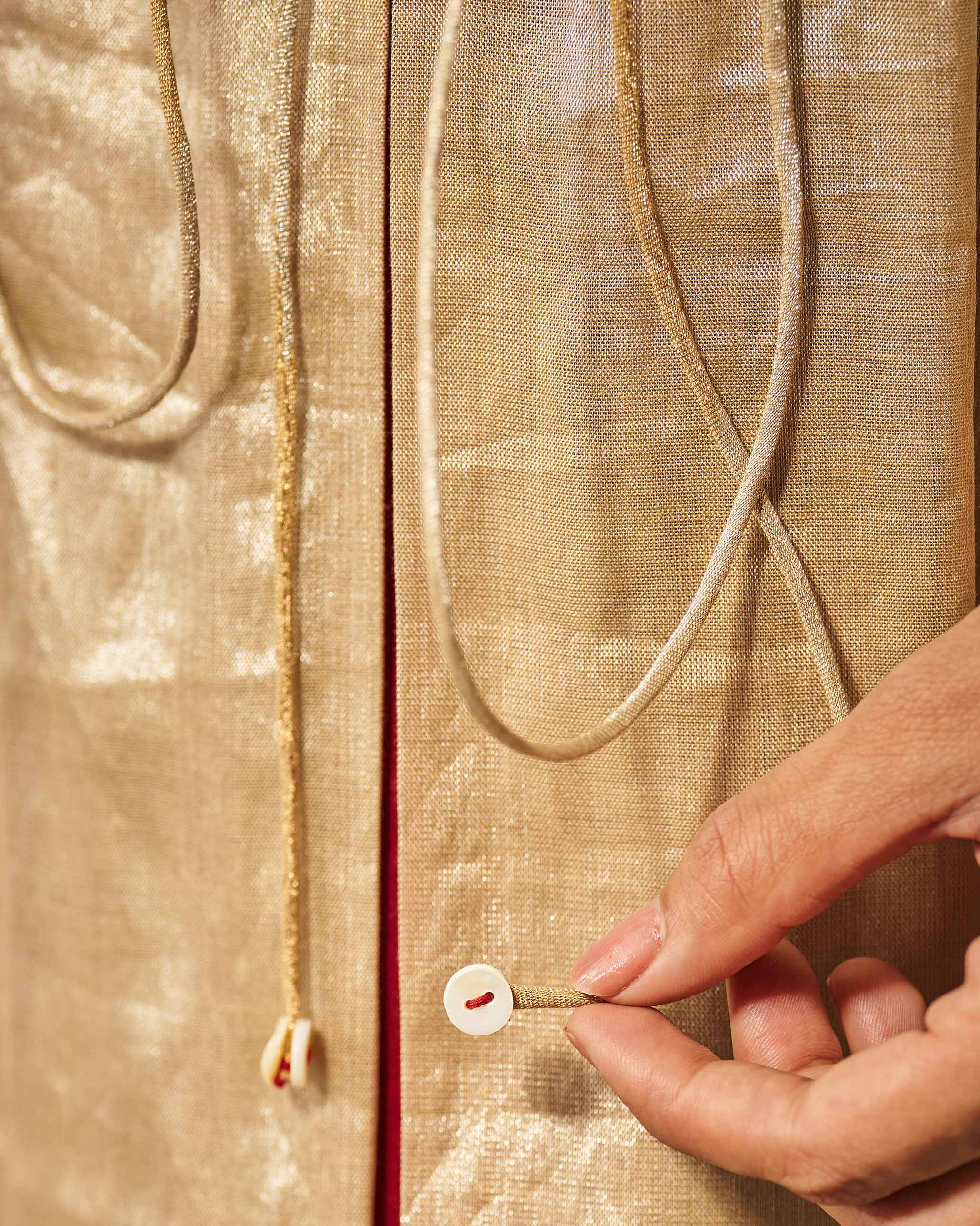 Bentota Overlay - Gold & Silver Stripes - Image 6