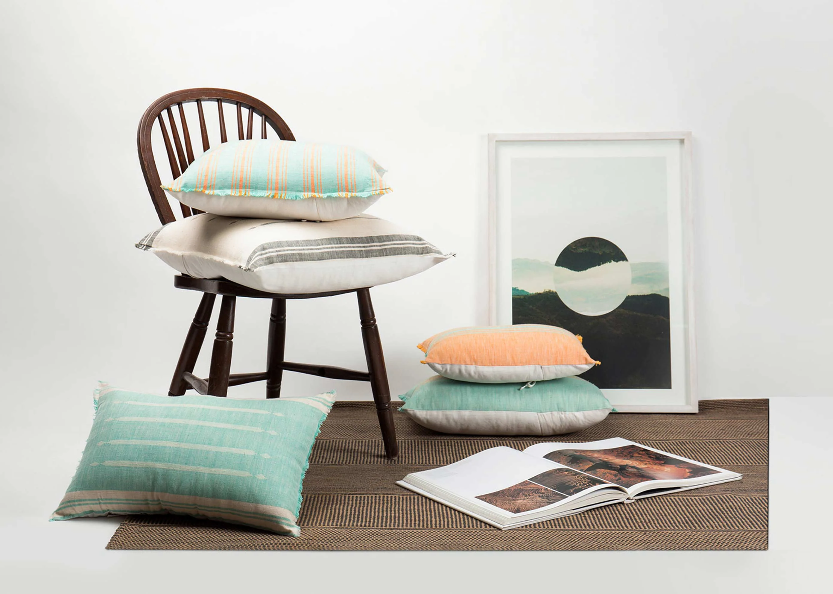 Ber Ber Diamond Cushion Cover - Ivory - Image 3