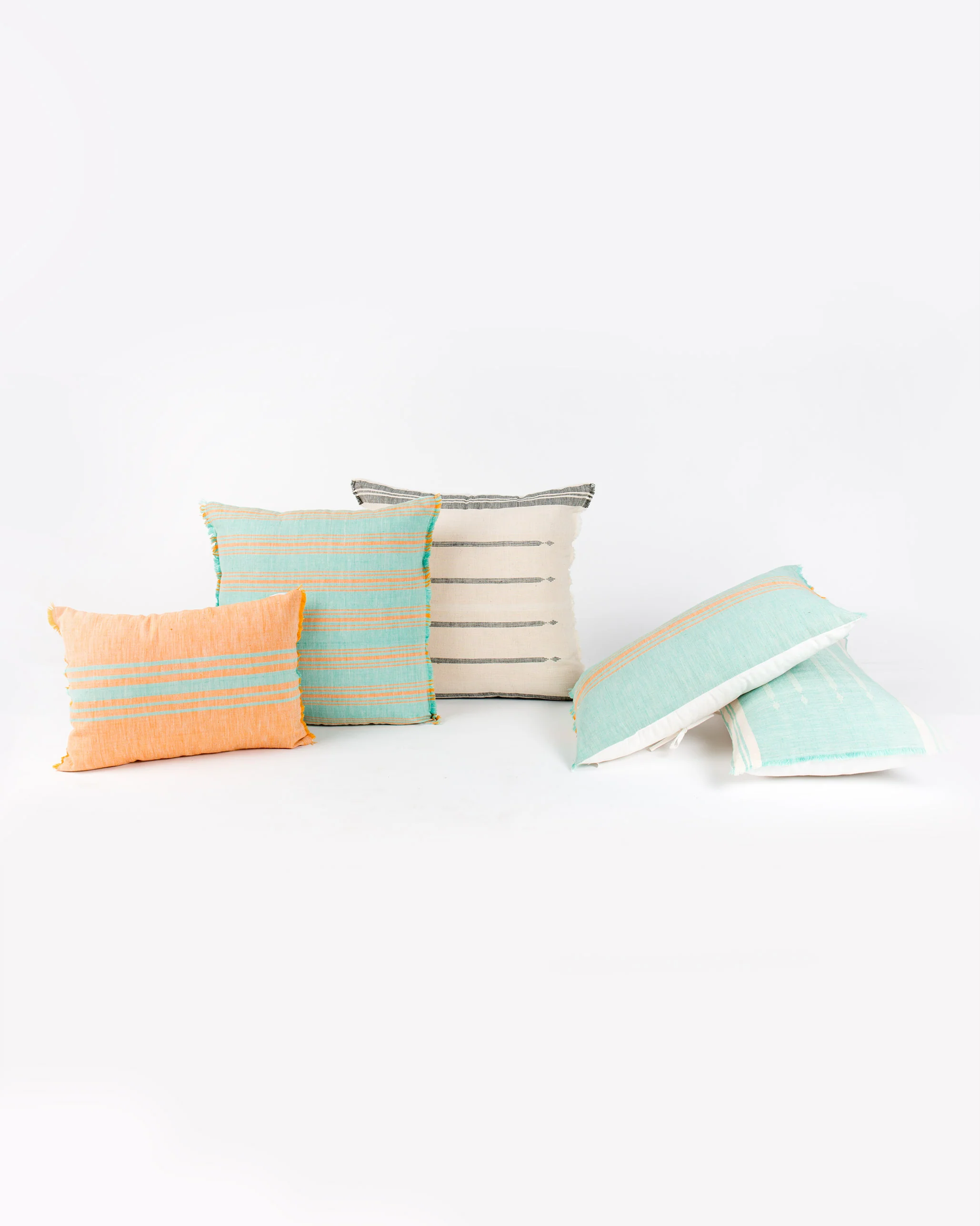 Ber Ber Diamond Pillow Cover - Aqua - Image 2