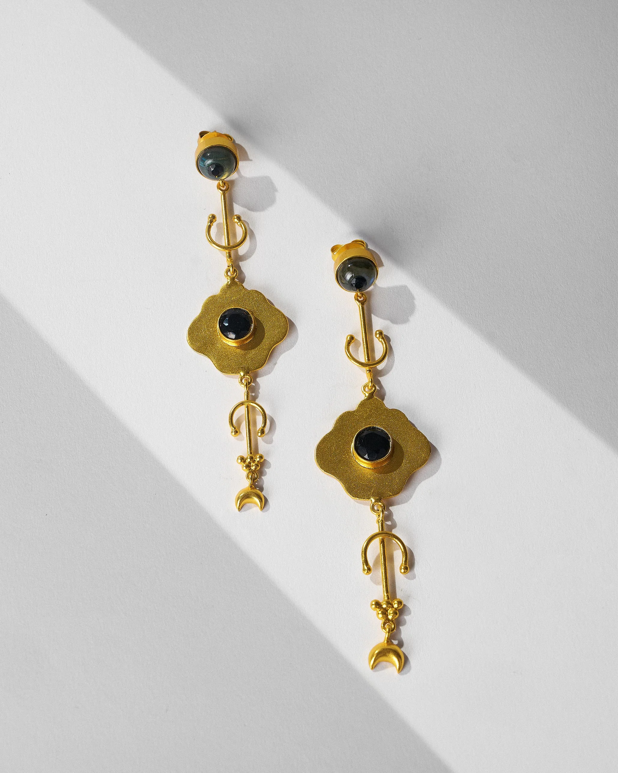 Berber Eye Dangler - Gold - Image 2
