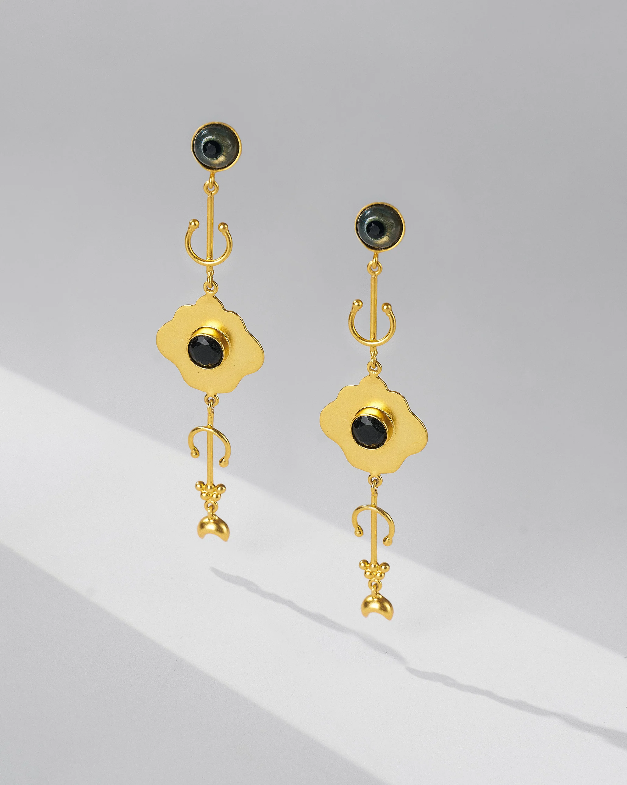 Berber Eye Dangler - Gold - Image 4