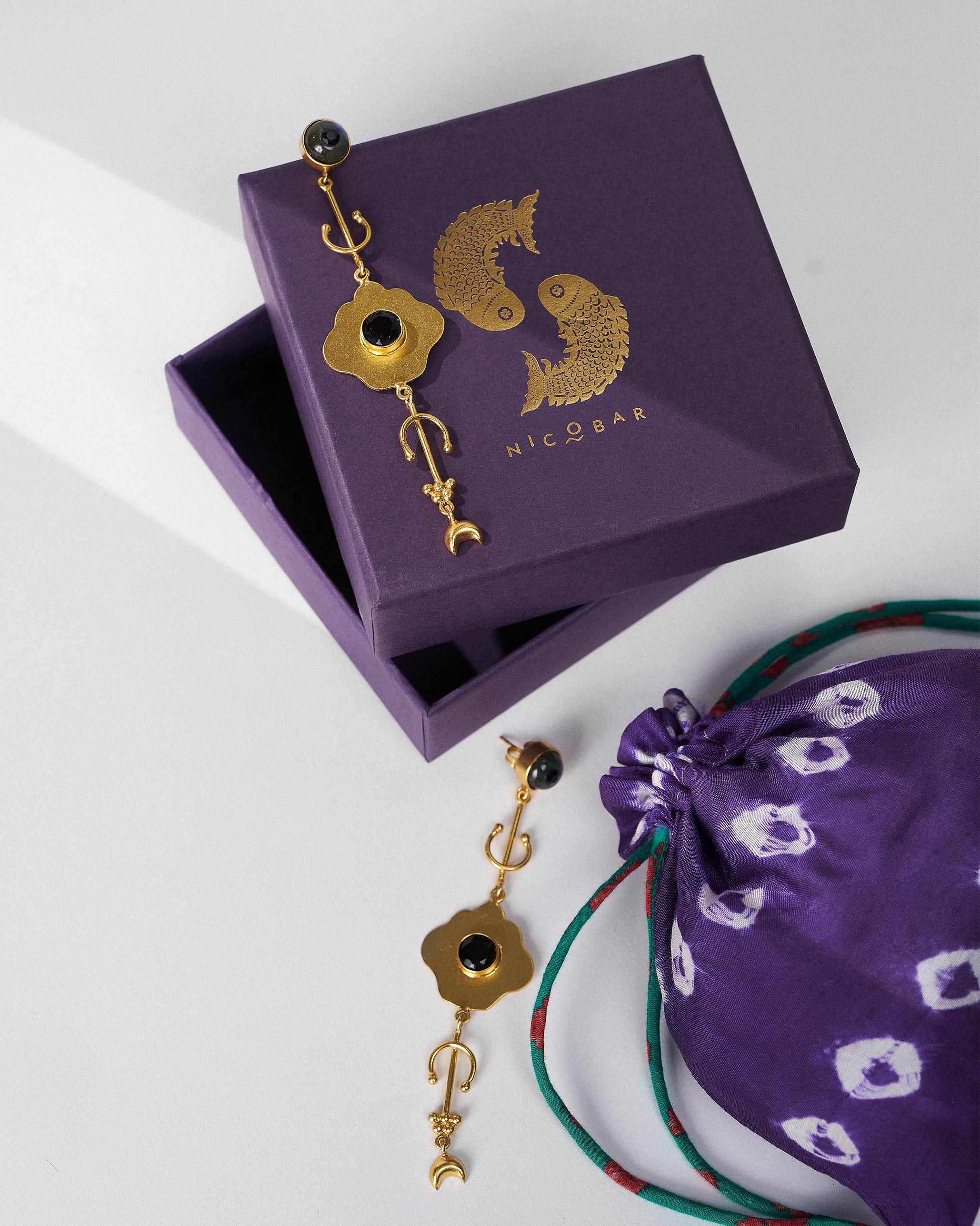 Berber Eye Dangler - Gold - Image 5