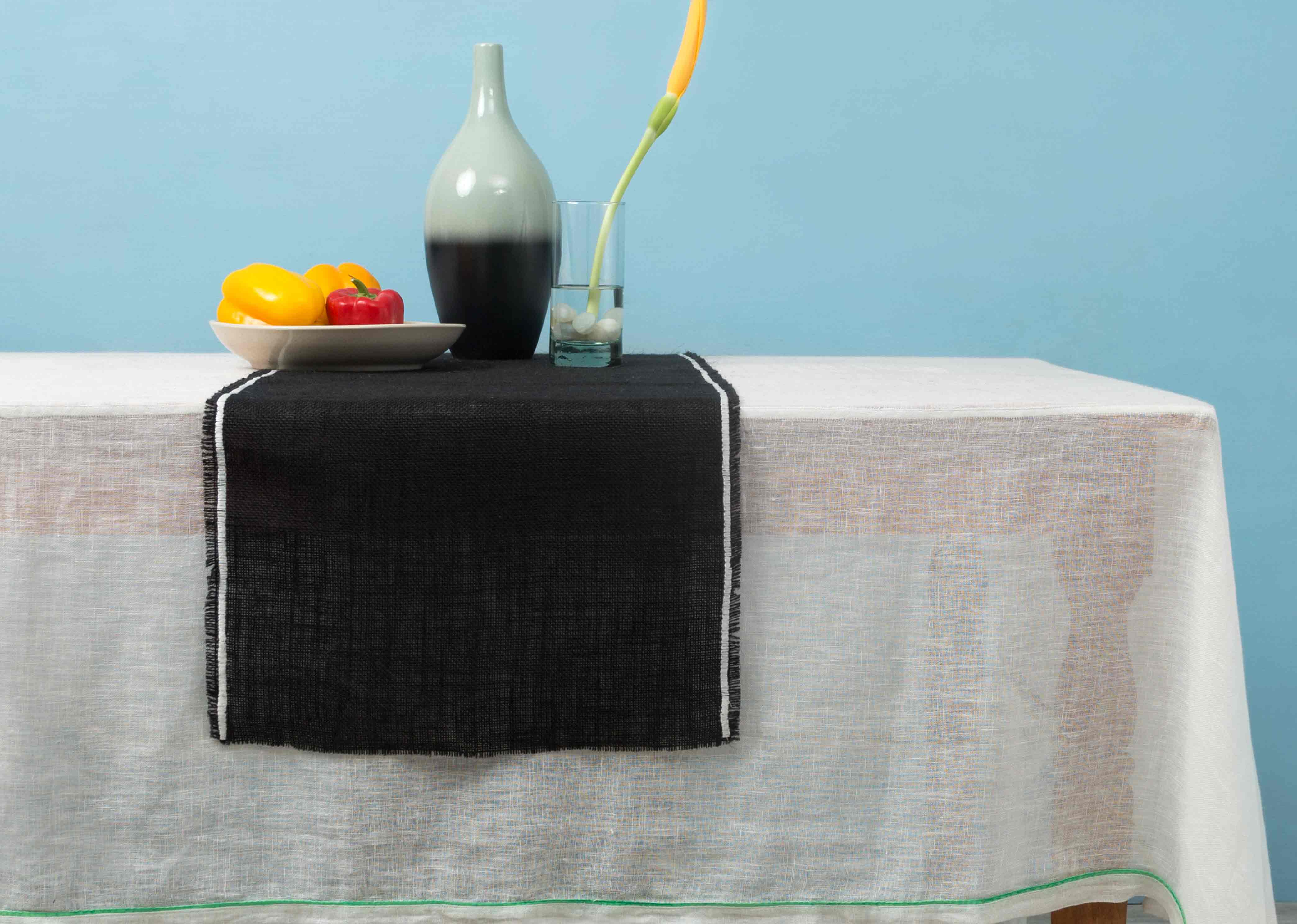 Black Jute Runner - Image 3