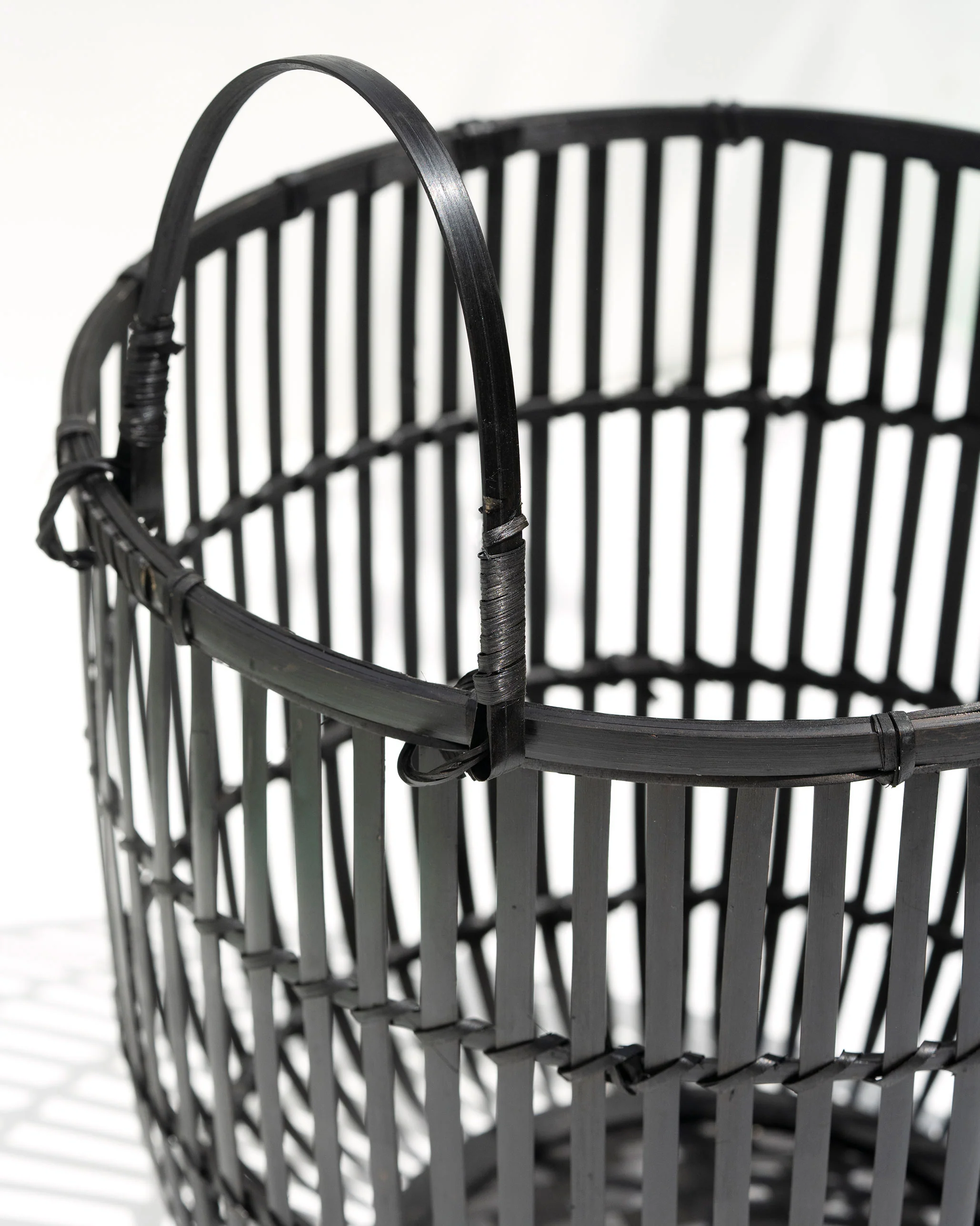 Black Oval Basket - Image 2