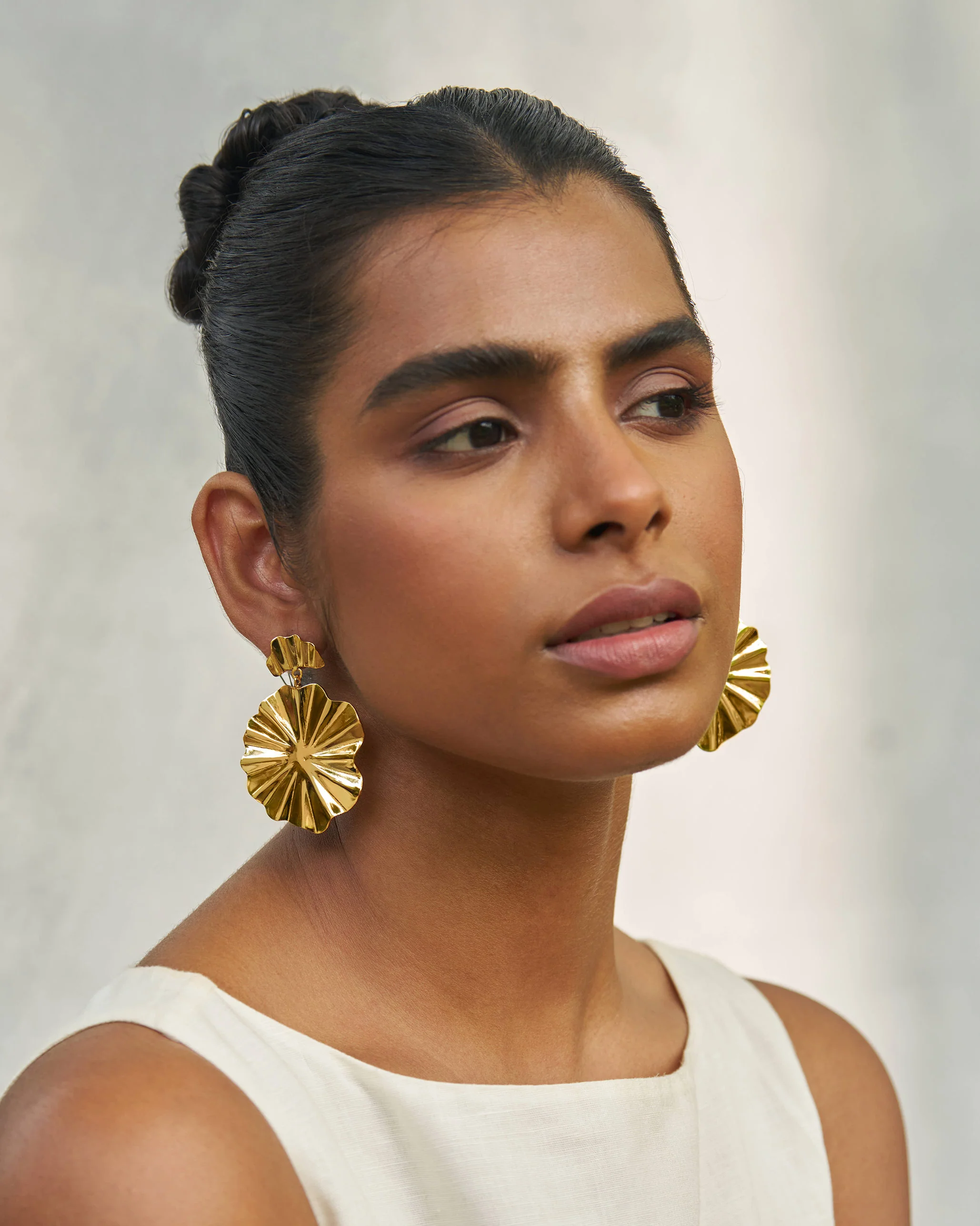 Bloom Earrings - Gold - Image 4