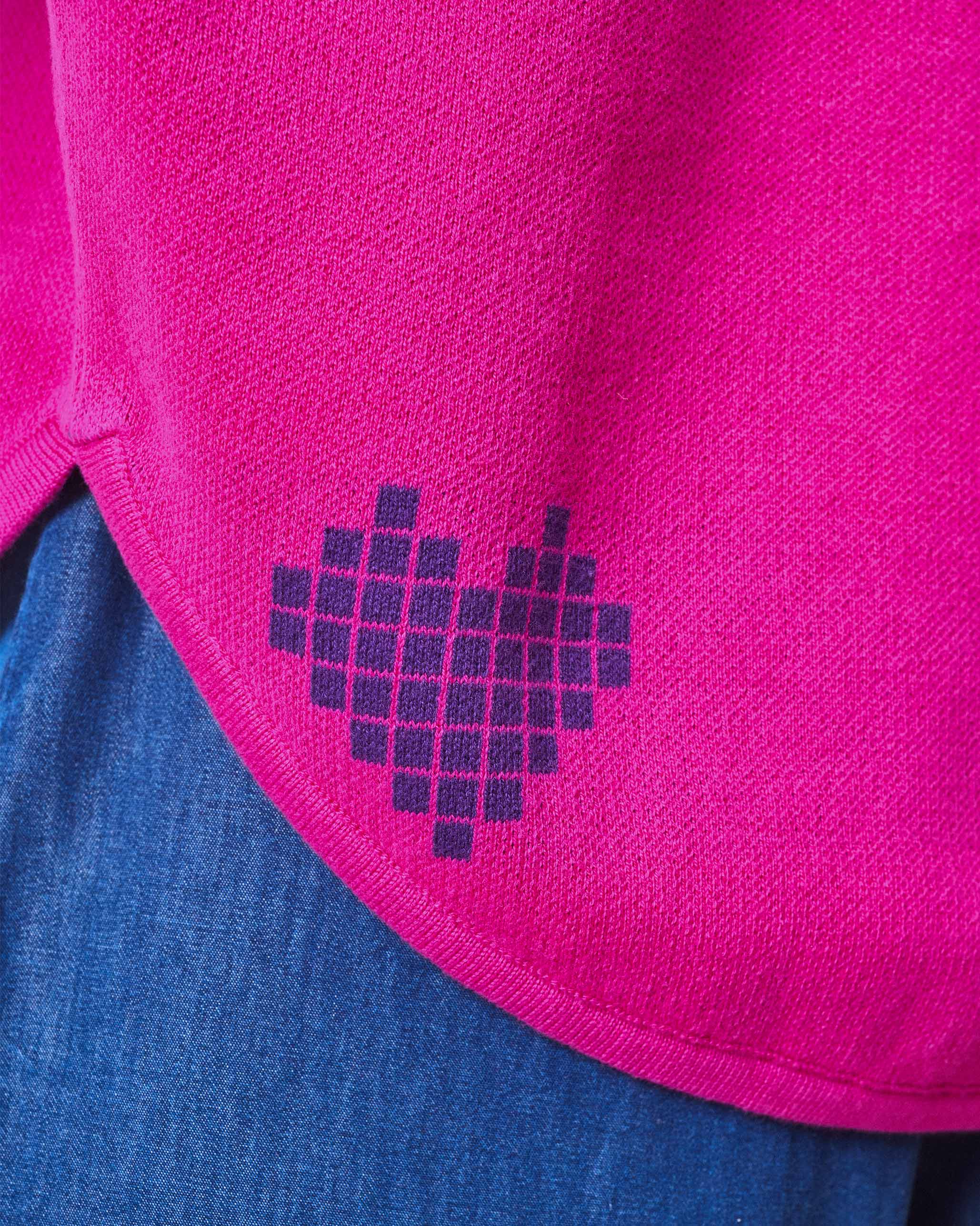 Blooming Sweater - Fuchsia & Red - Image 5