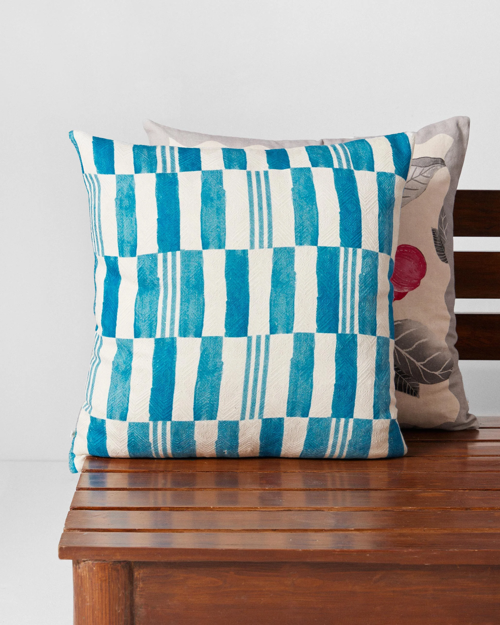 Blue Scallop Cushion Cover - Image 2