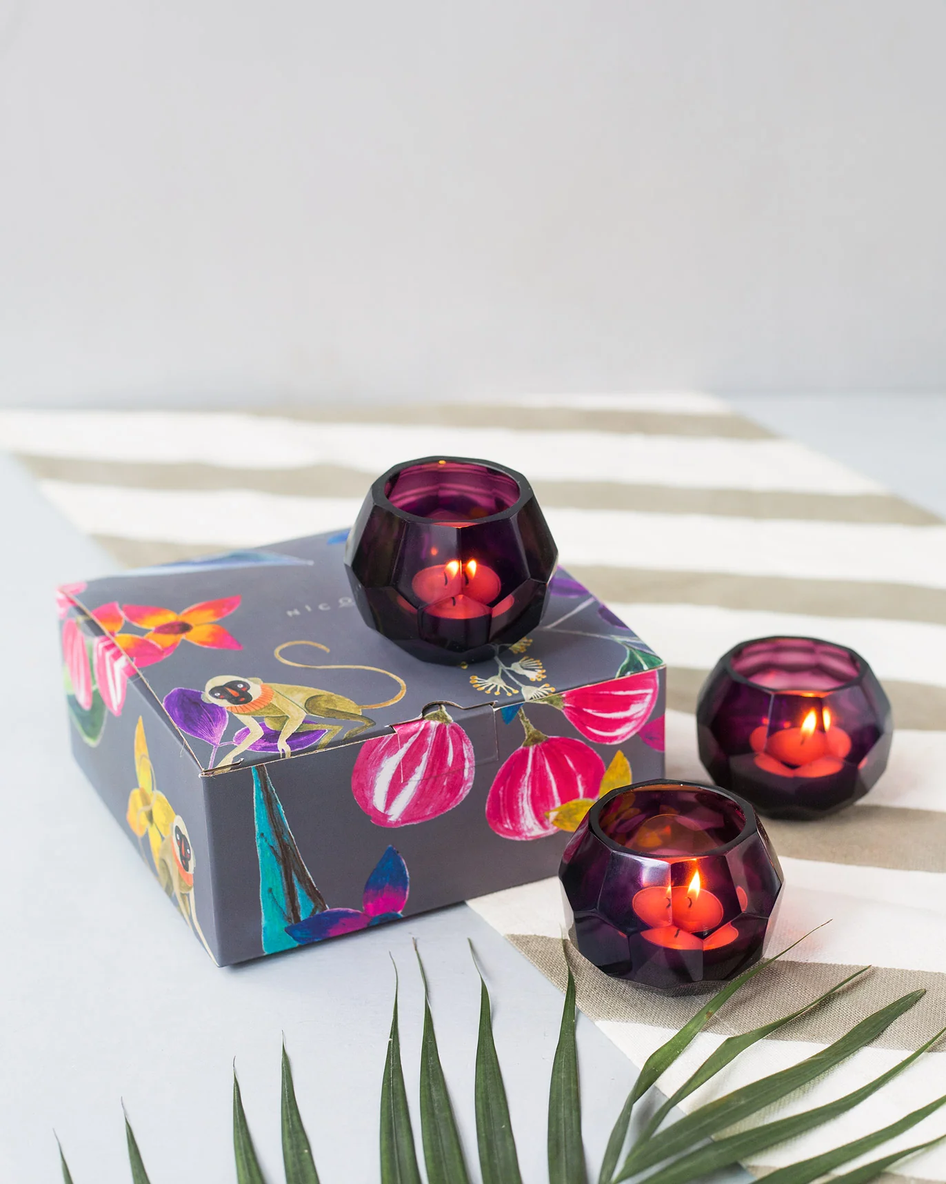 Blush Votives With Scented Tealights (set of 4) - Image 2