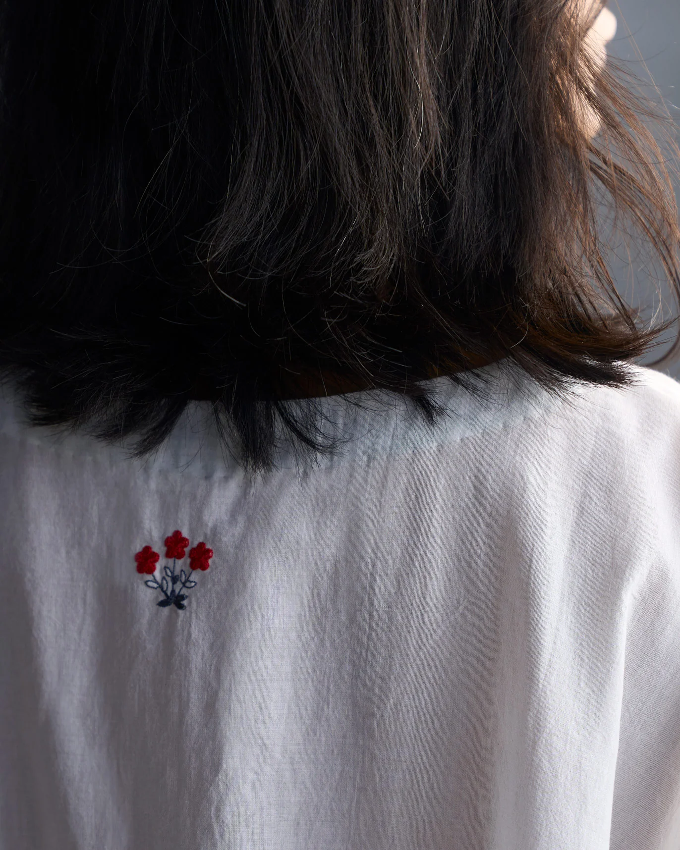 Boat Neck Top - White & Green - Image 3
