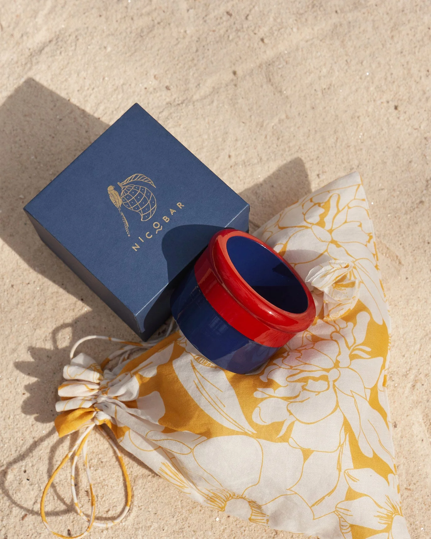 Bodhi Bangle - Red & Blue - Image 3