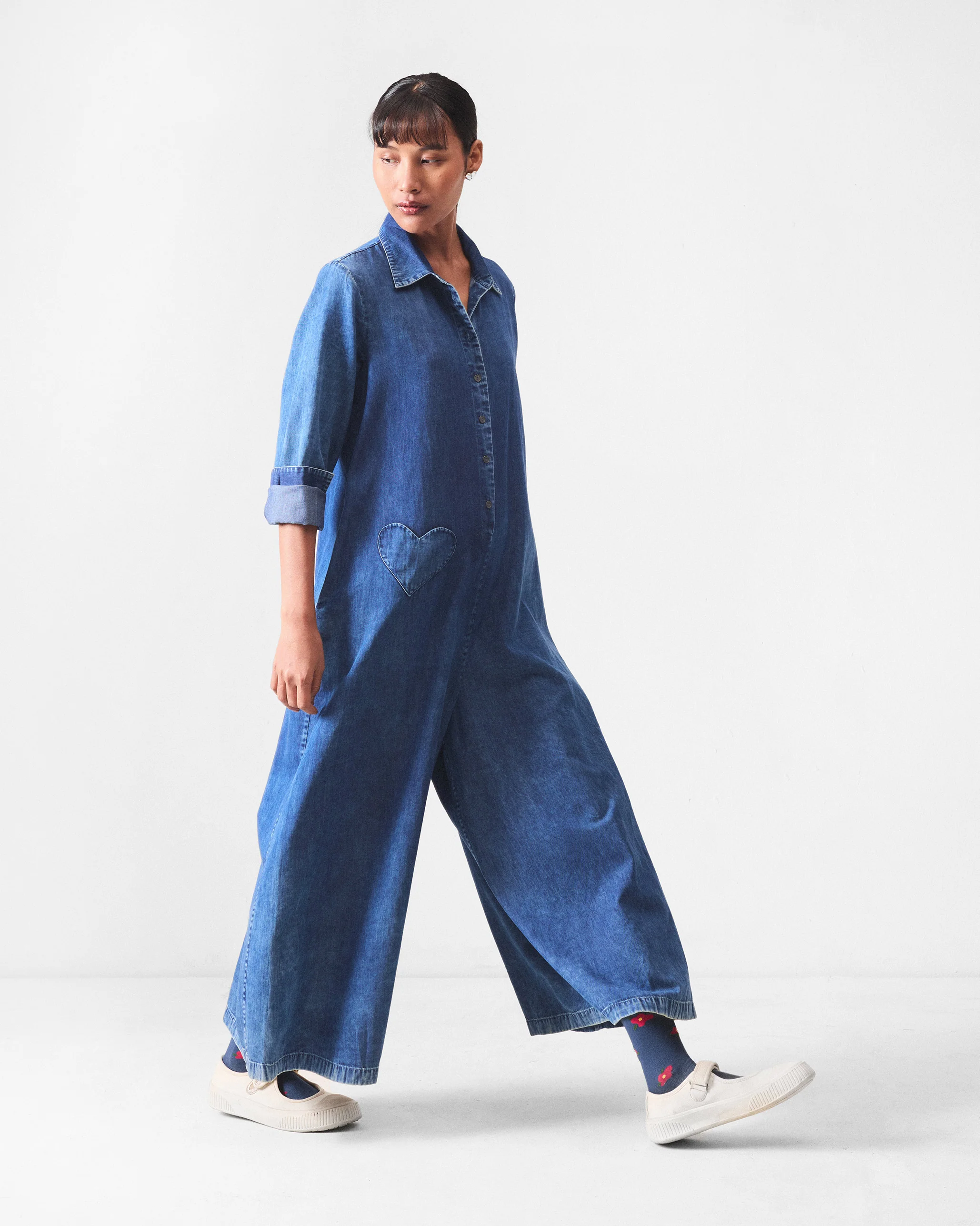 Bolt Jumpsuit - Denim - Image 2