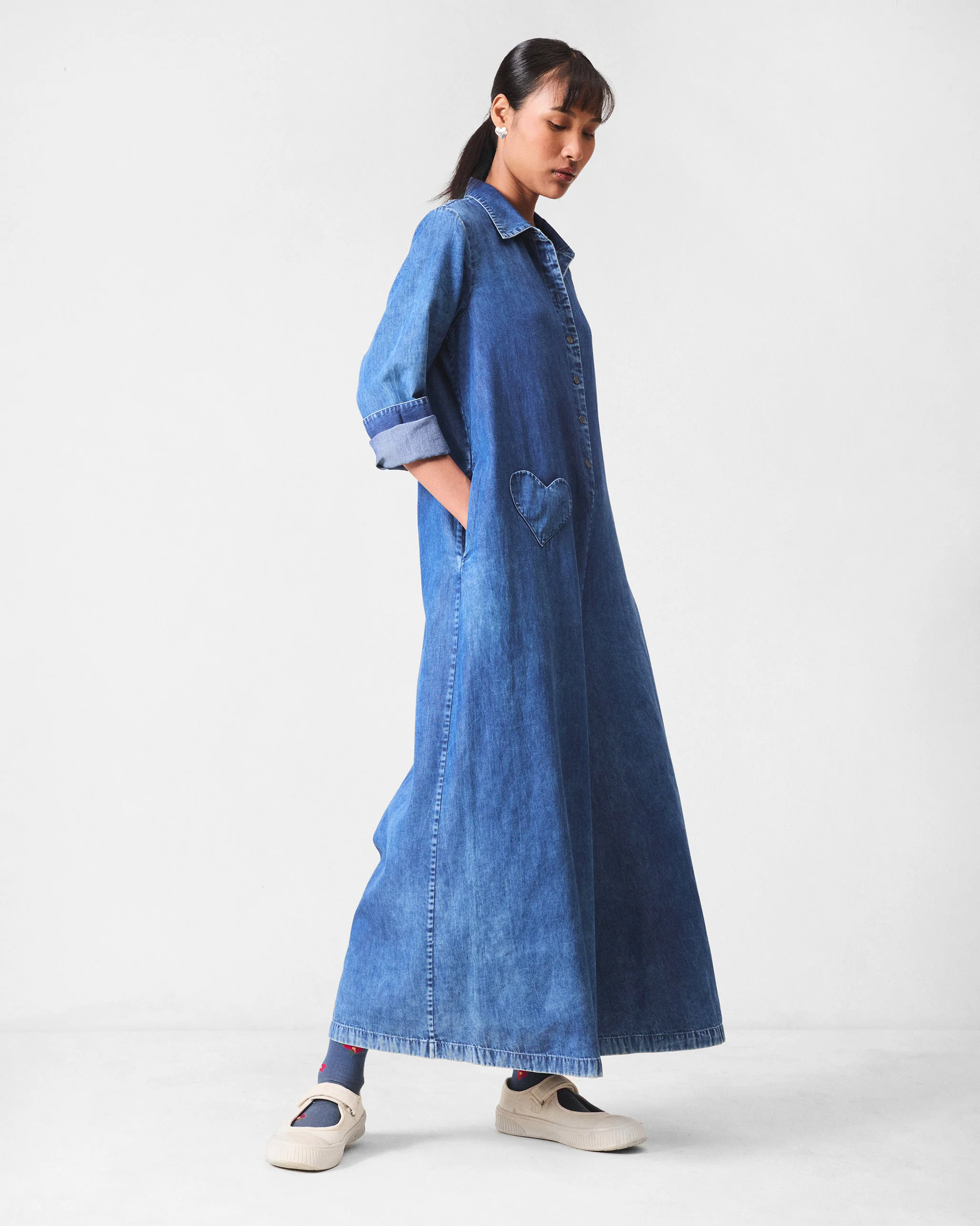 Bolt Jumpsuit - Denim - Image 7