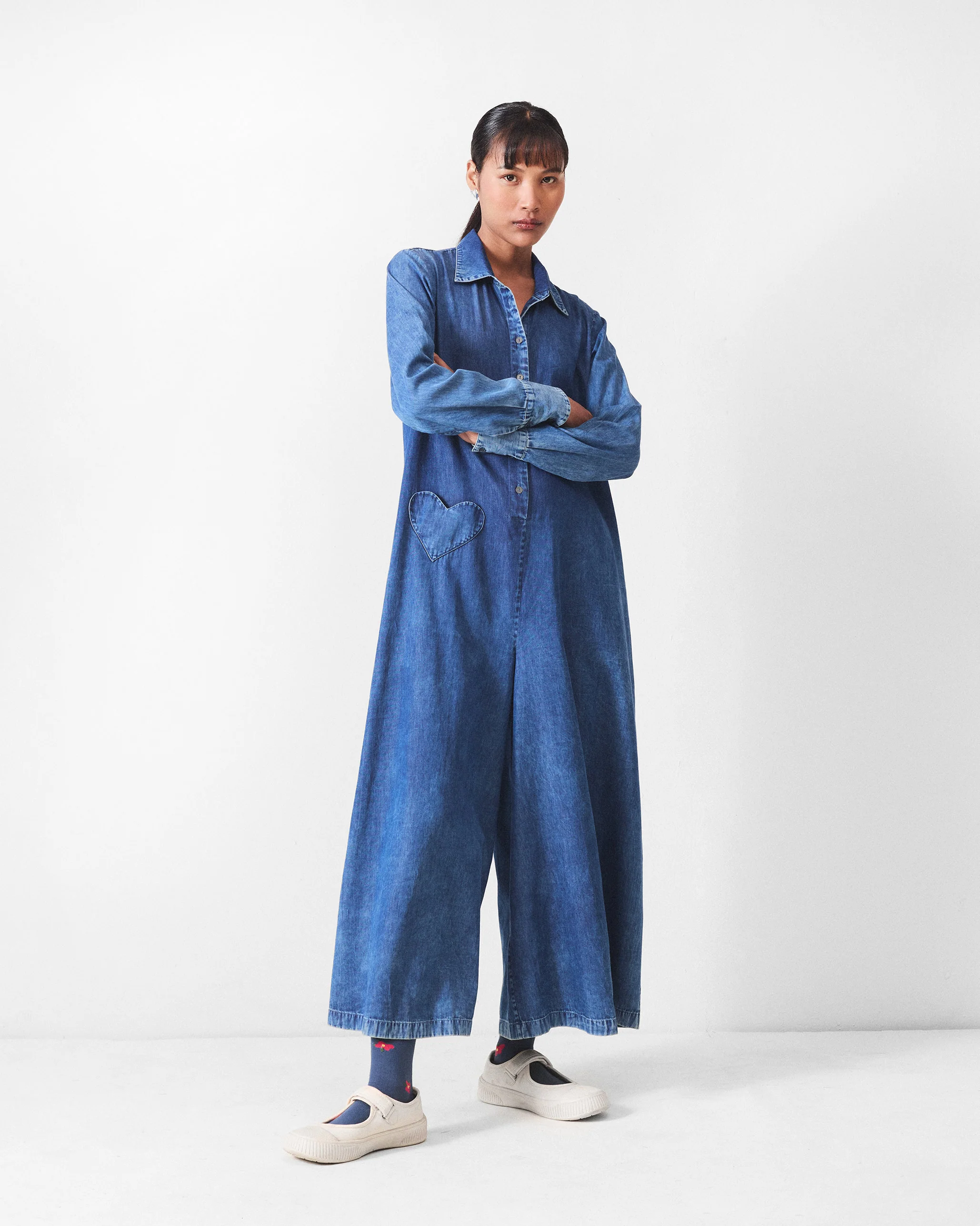 Bolt Jumpsuit - Denim - Image 9
