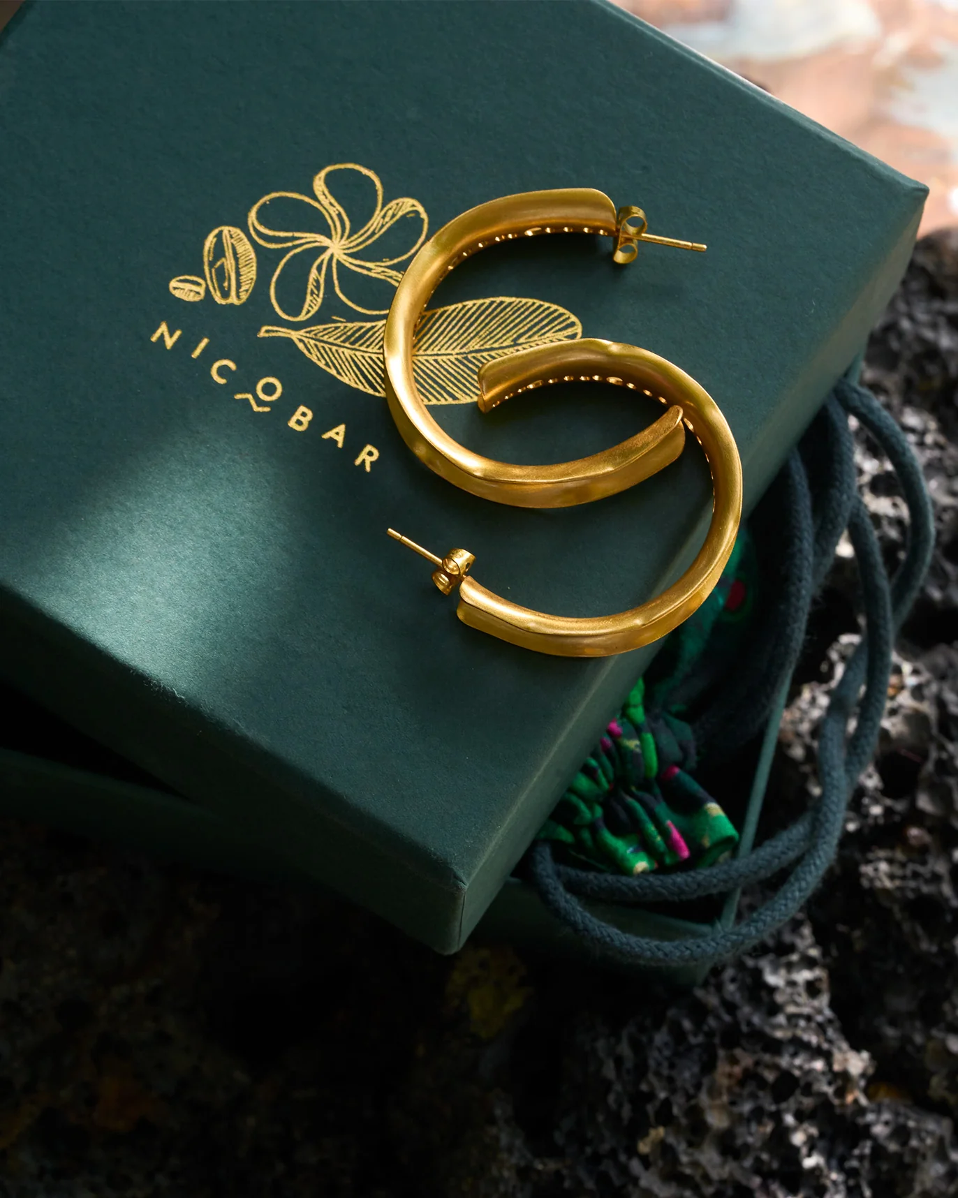 Boondi Earrings - Gold - Image 3