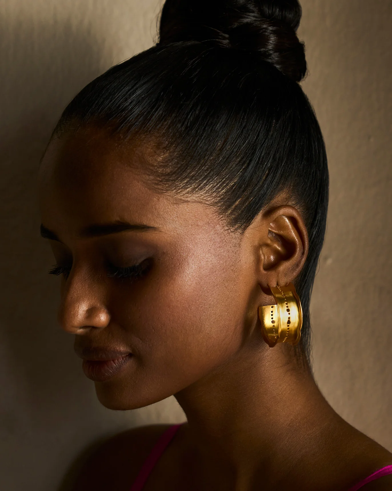 Boondi Hoops Thick - Gold - Image 4