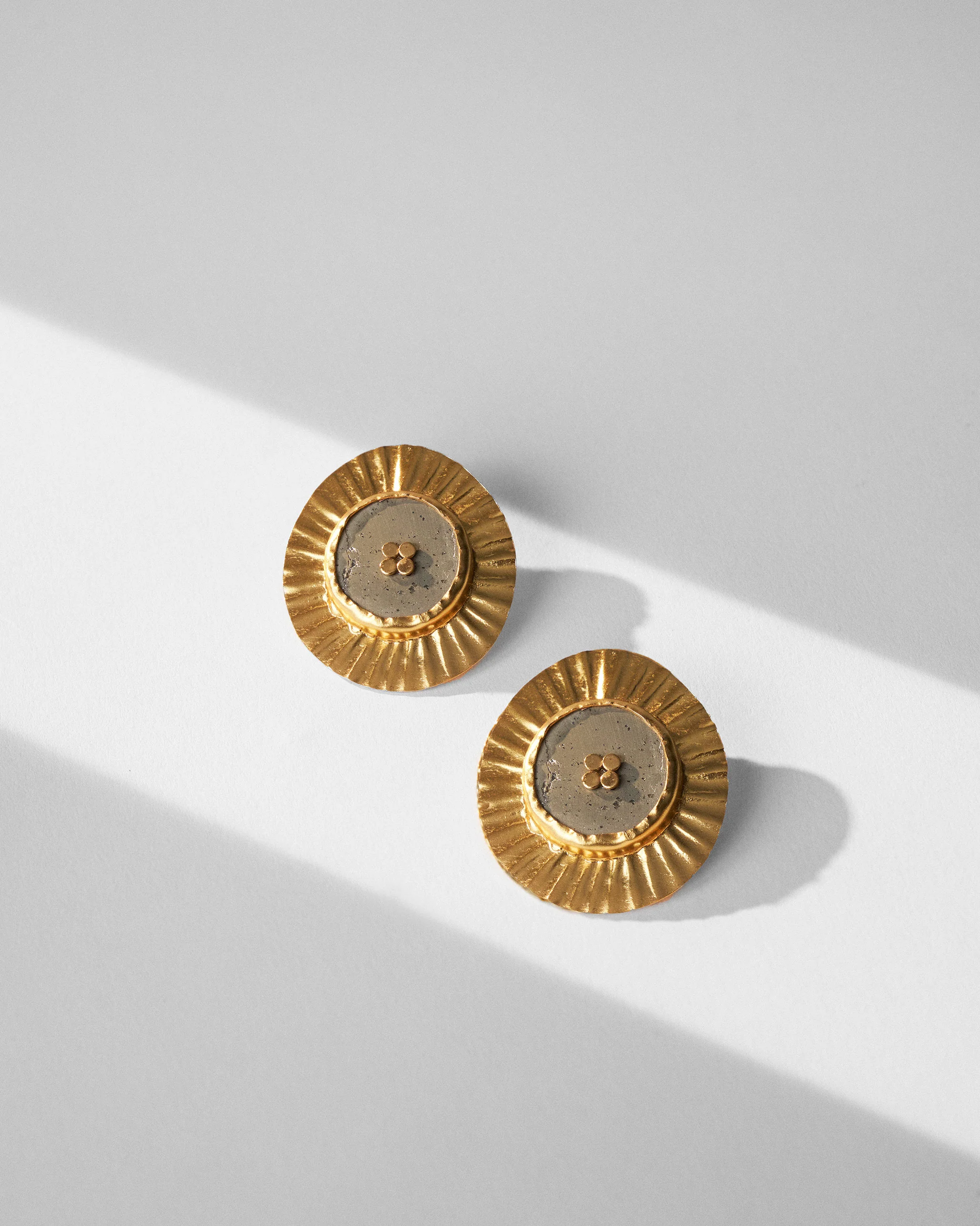 Boondi Studs - Gold - Image 2