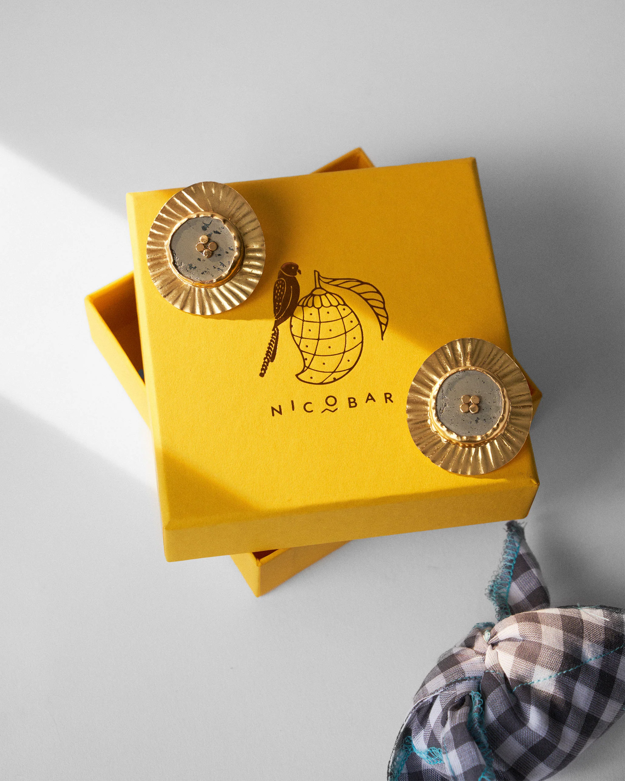 Boondi Studs - Gold - Image 4