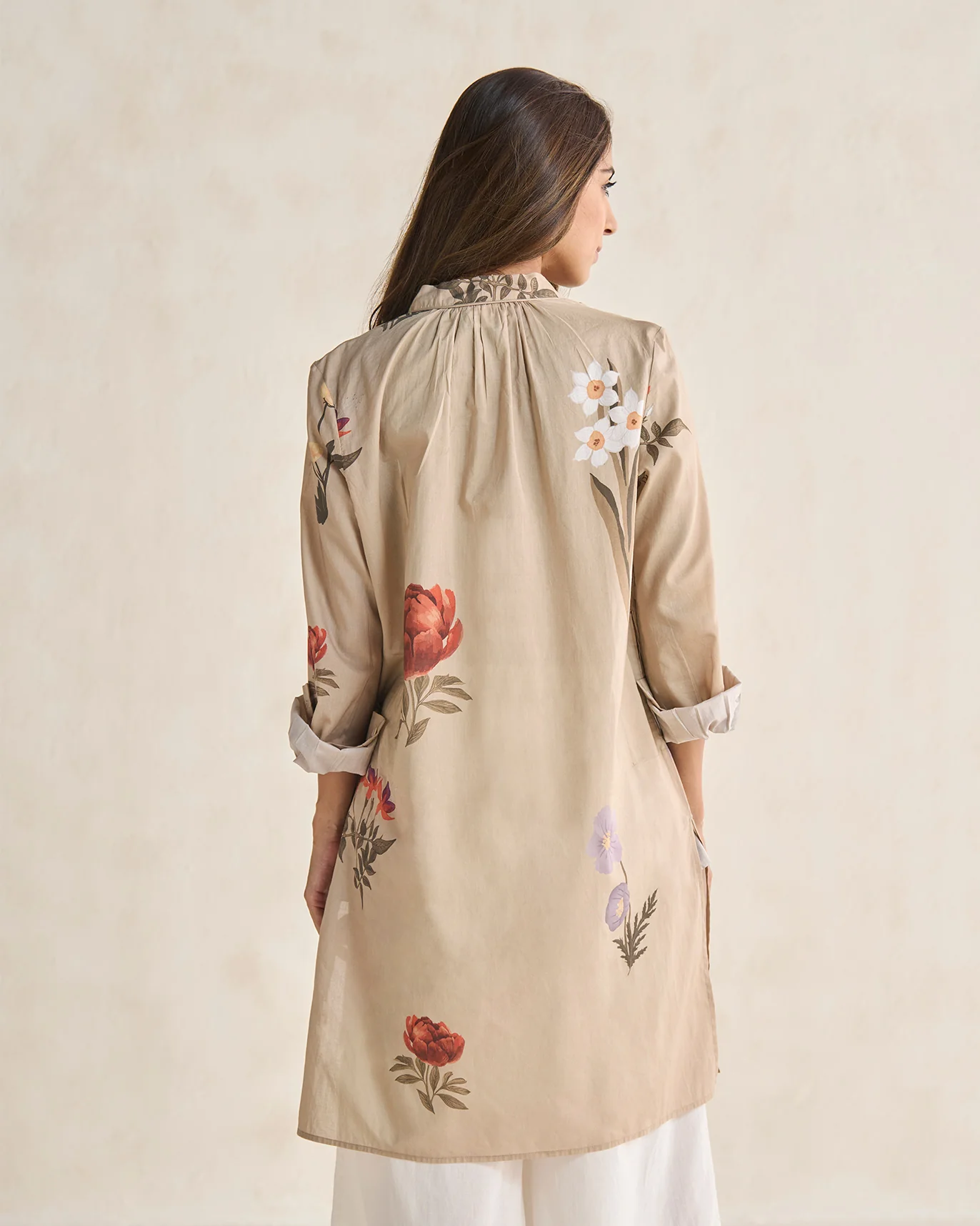 Boribo Highland Kurta - Beige - Image 5