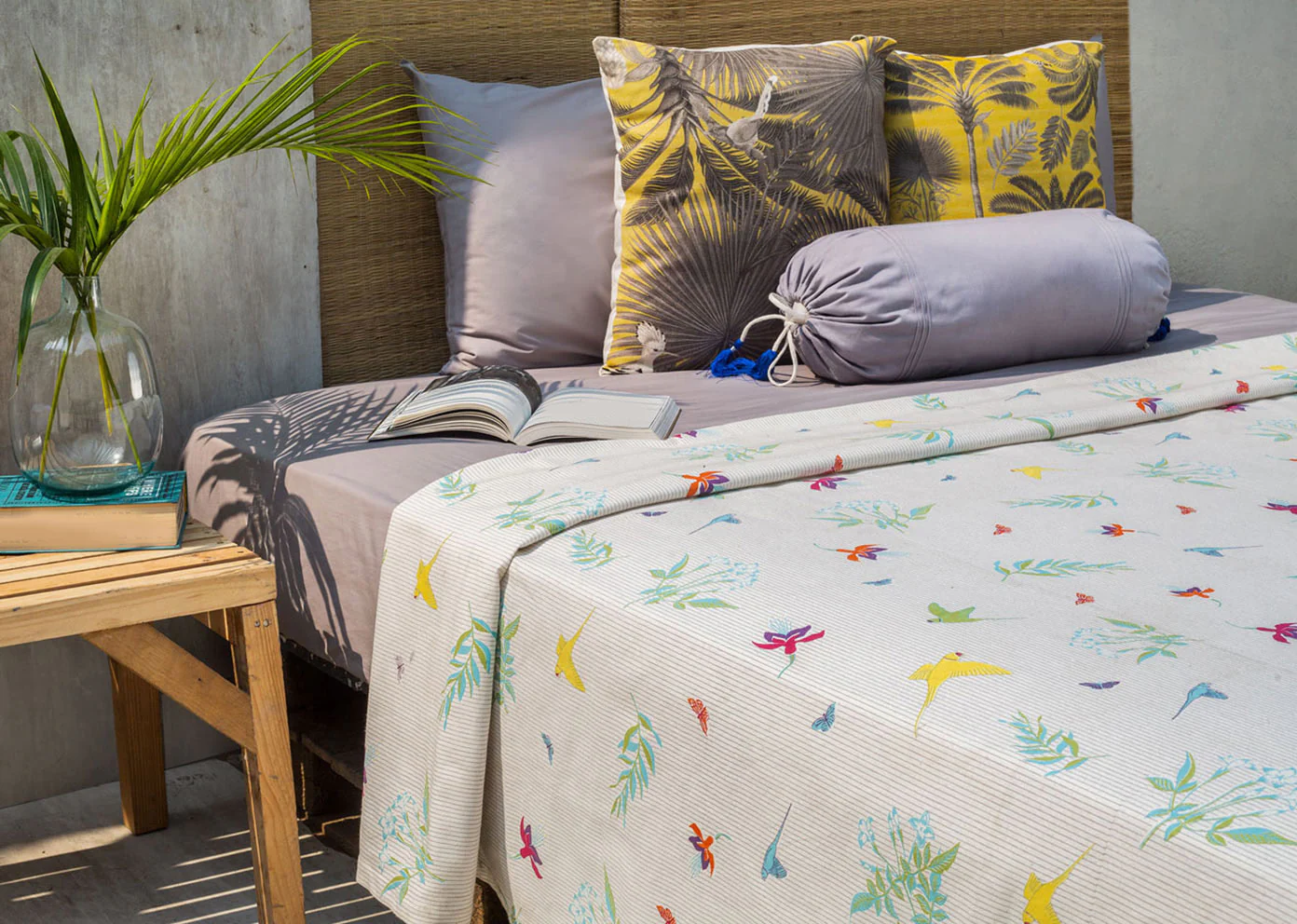 Botanical Bed Cover - Queen - Image 3