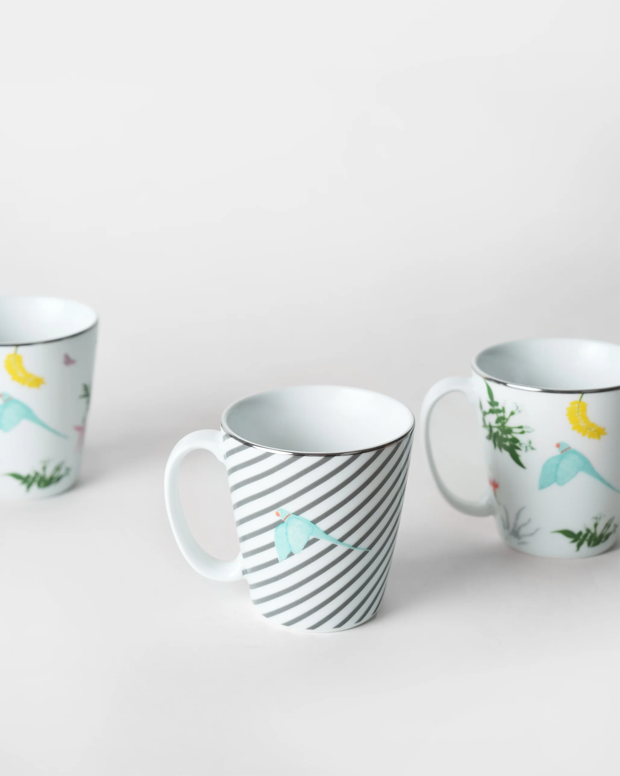 Botanical Coffee Mugs - Set of 4 - Image 2