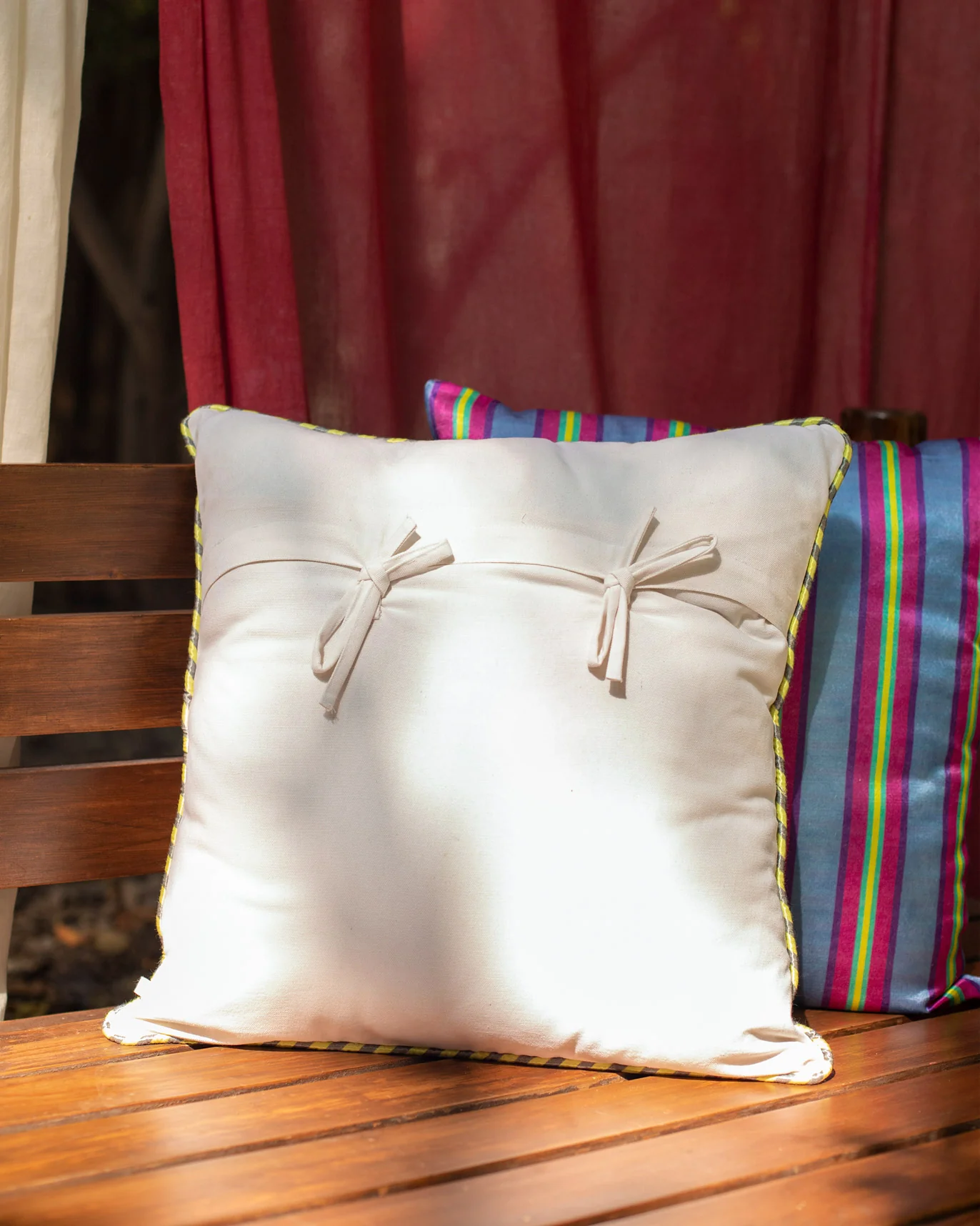 Botanical Cushion Cover - Grey - Image 3