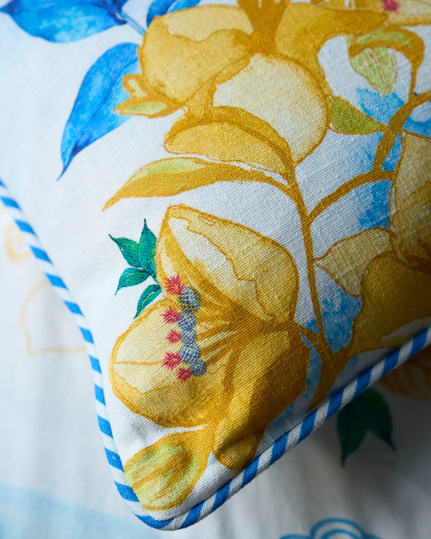 Bougainvillea Cushion Cover - Reversible - Image 2