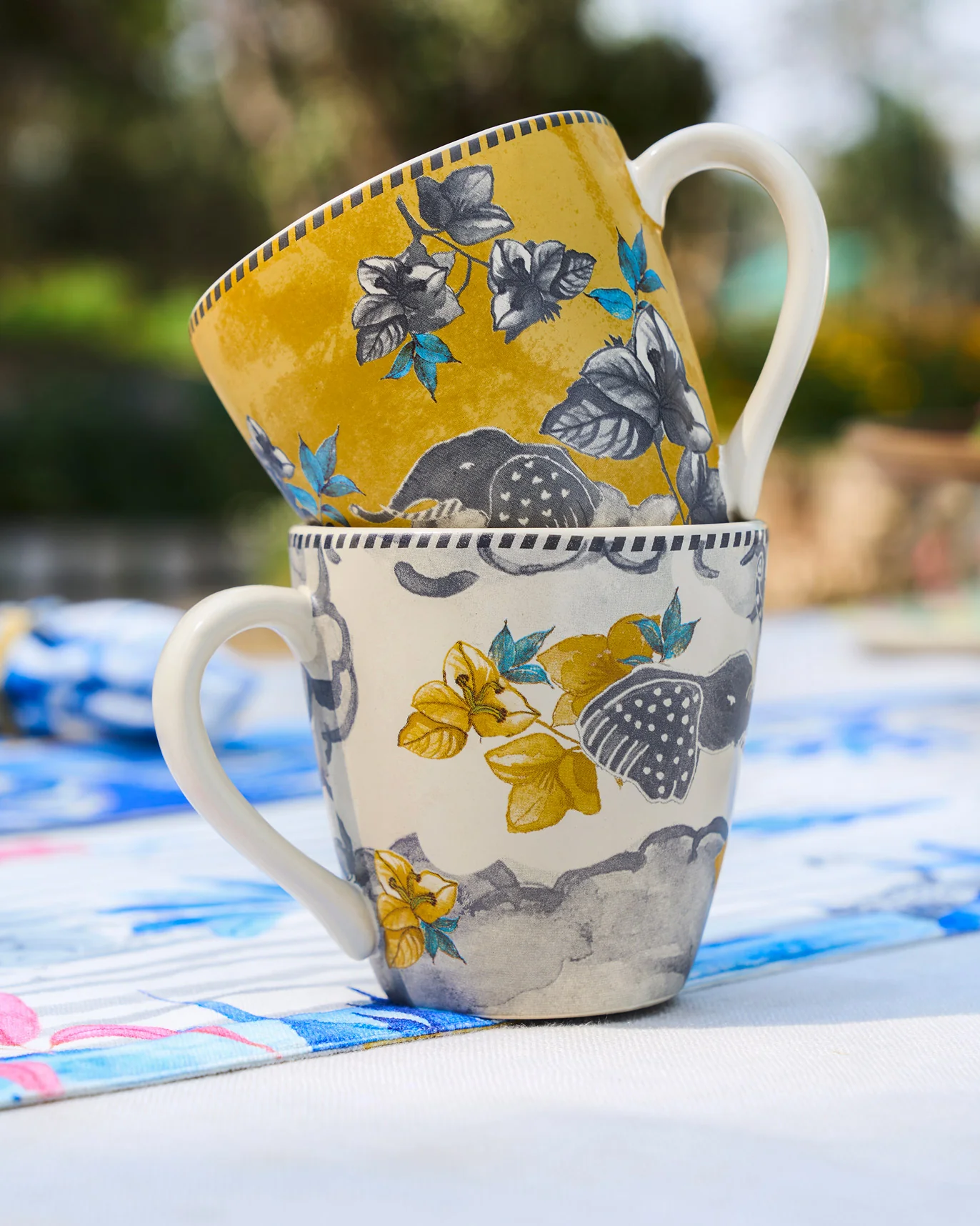 Bougainvillea Mugs (Set of 2) - Image 3