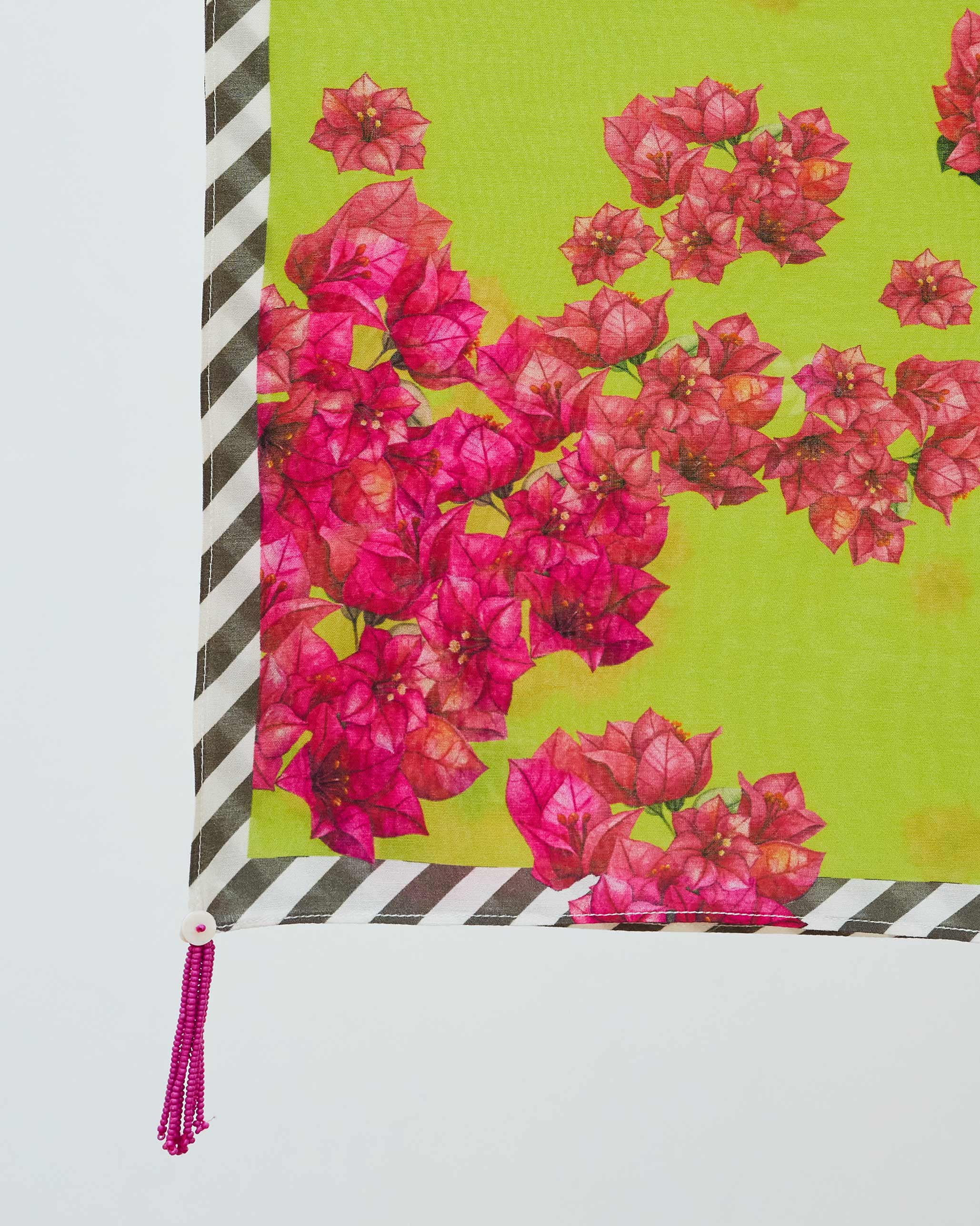 Bougainvillea Scarf - Lime - Image 2