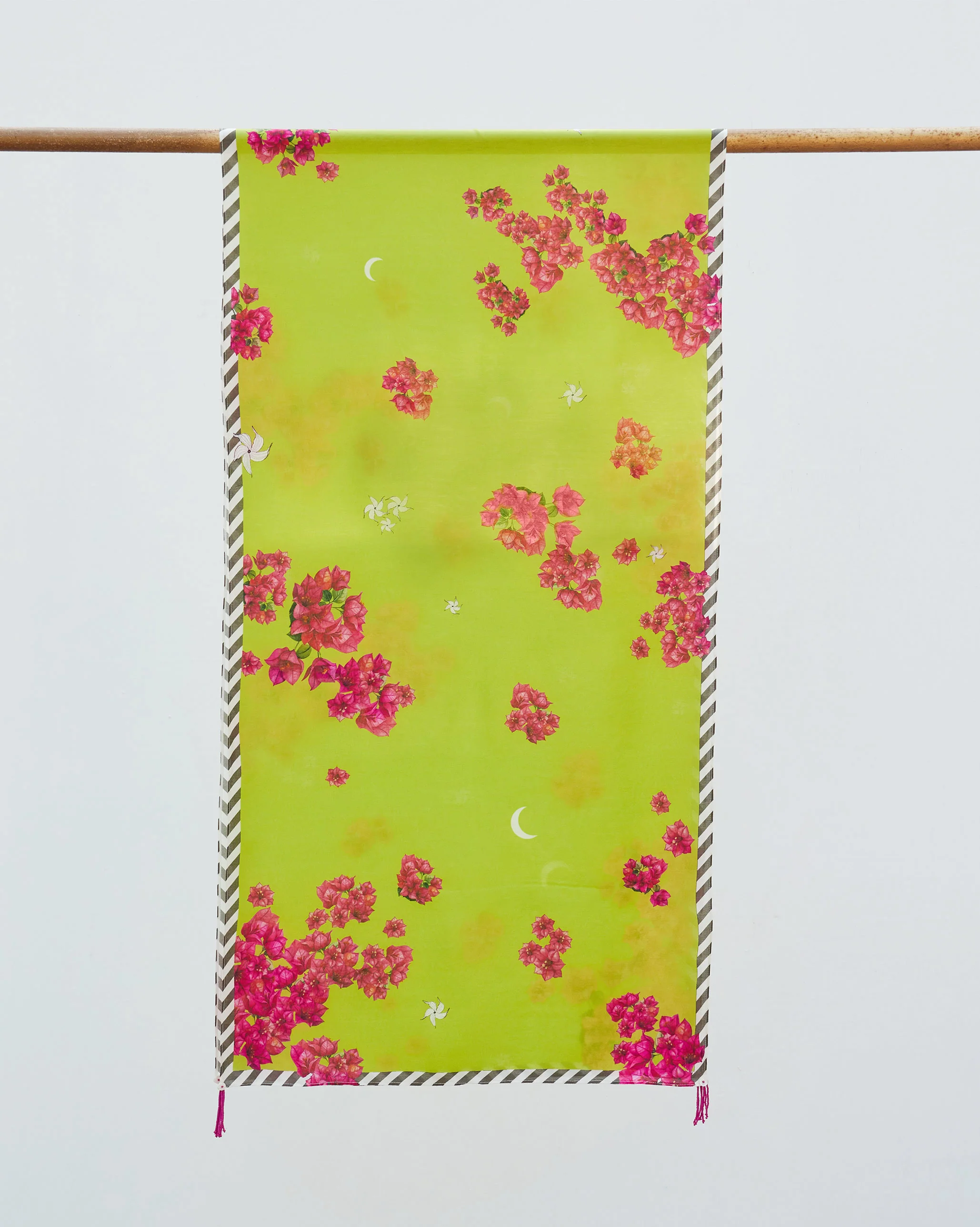 Bougainvillea Scarf - Lime - Image 3